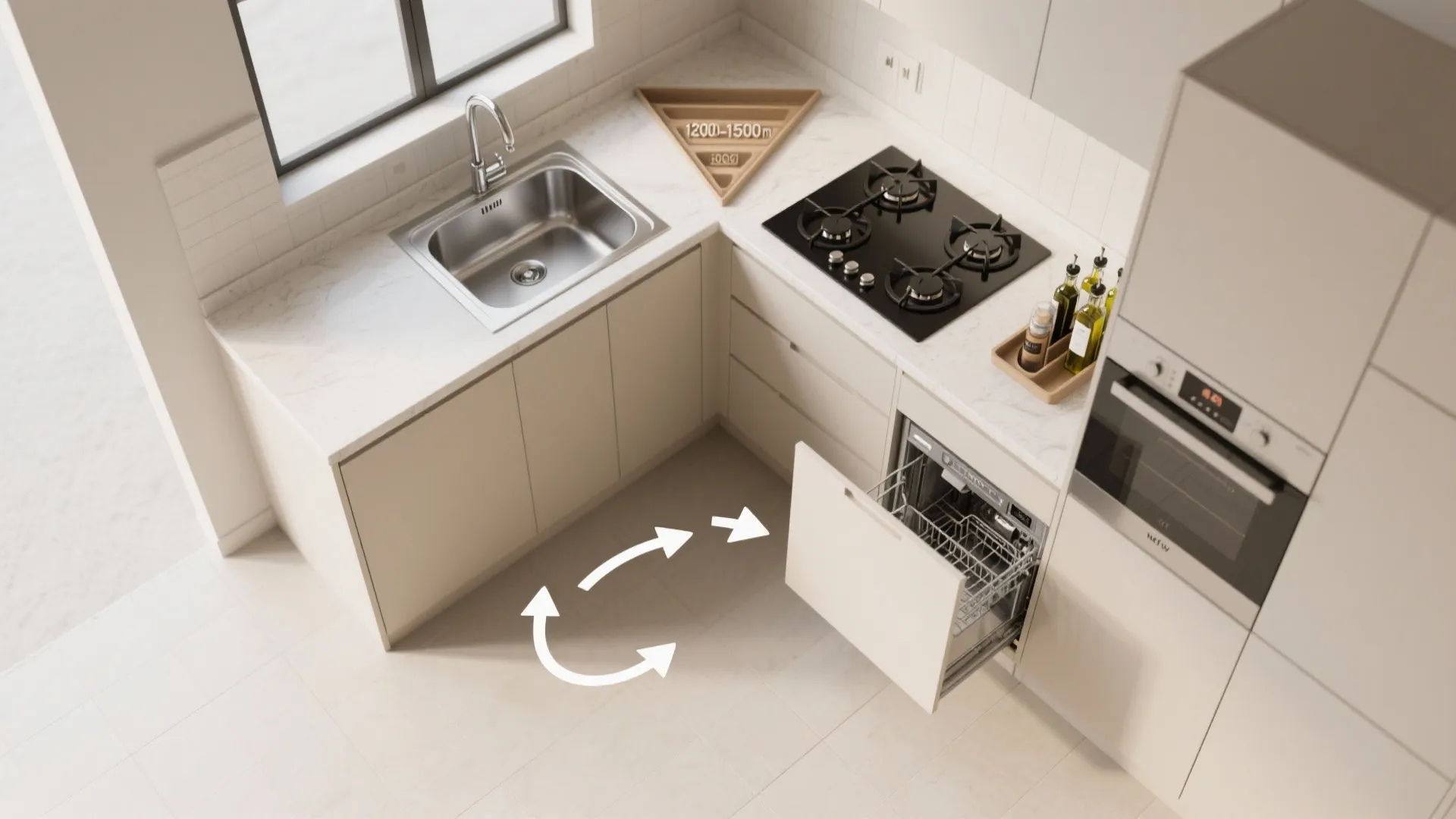 L-Shaped Kitchen To Unlock Counter Space