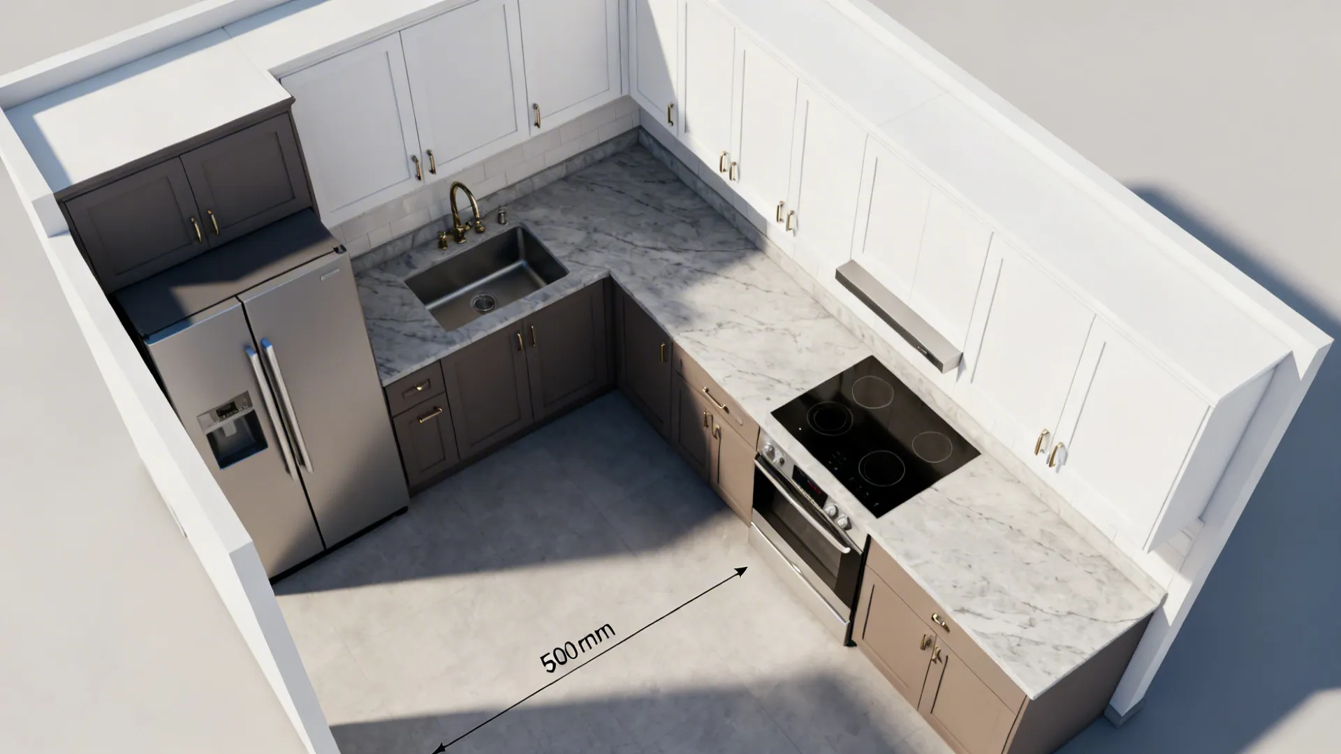 L-Shaped Efficiency: More Counter, Less Traffic