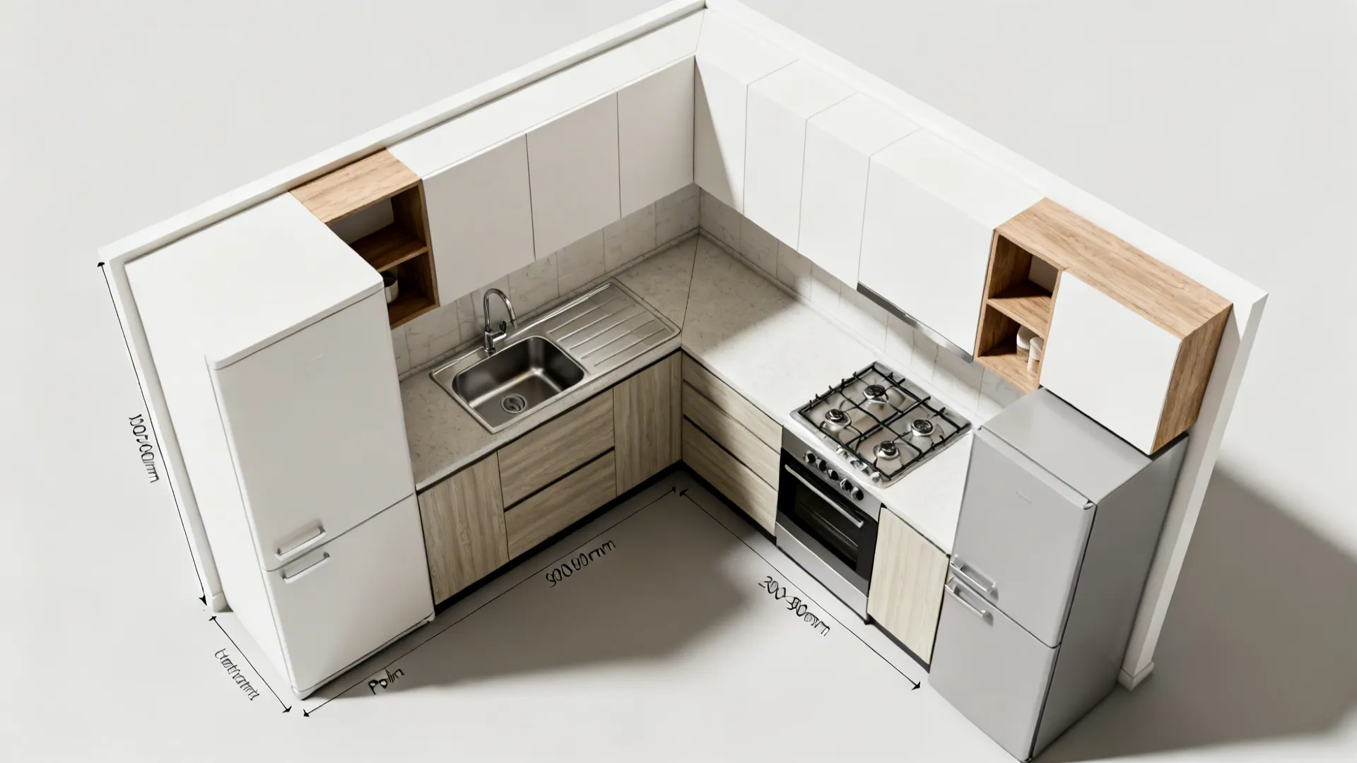 L-Shaped Layout to Unlock Counter Space