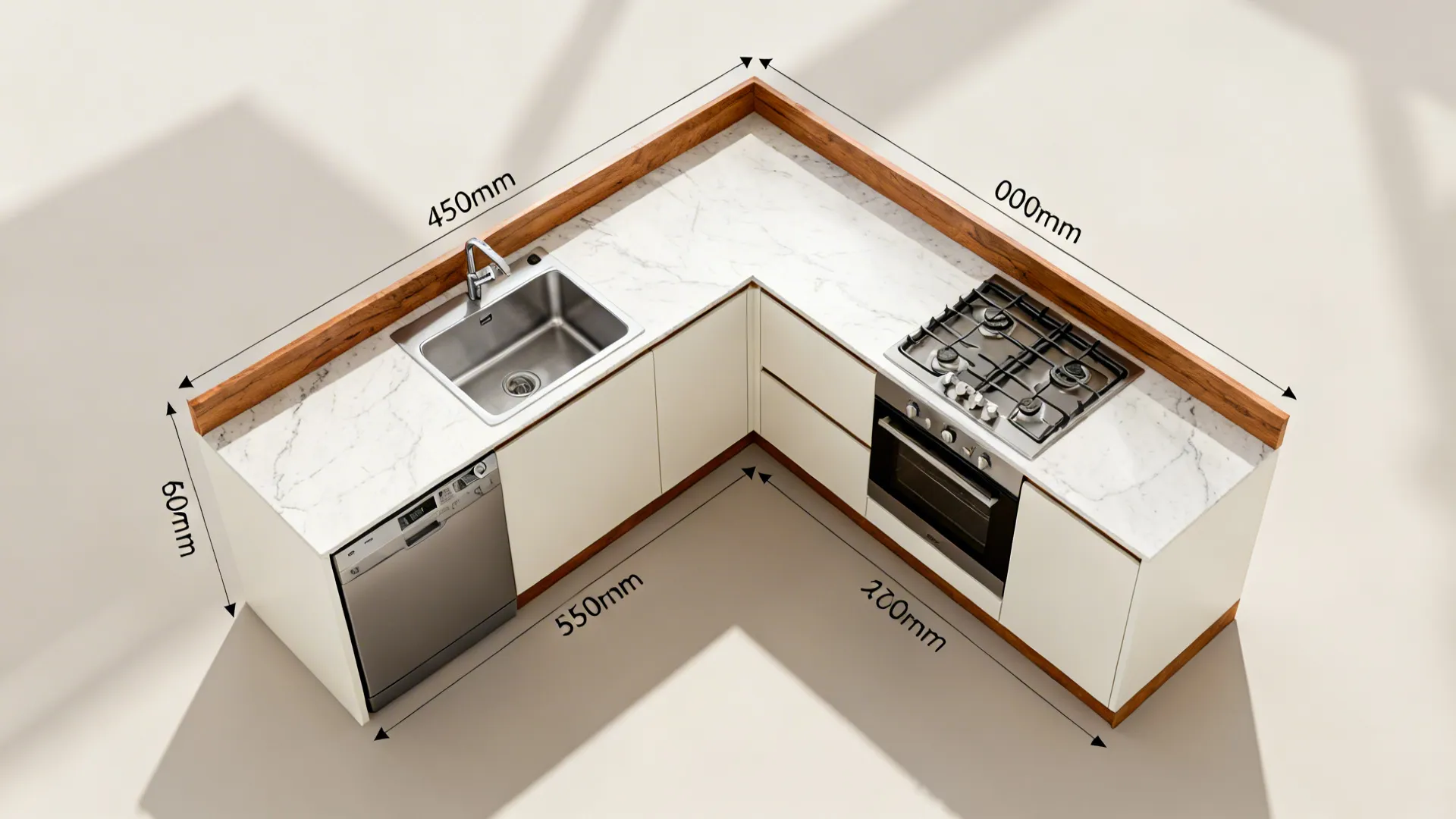 Smarter L-Shaped Planning in Small Kitchens