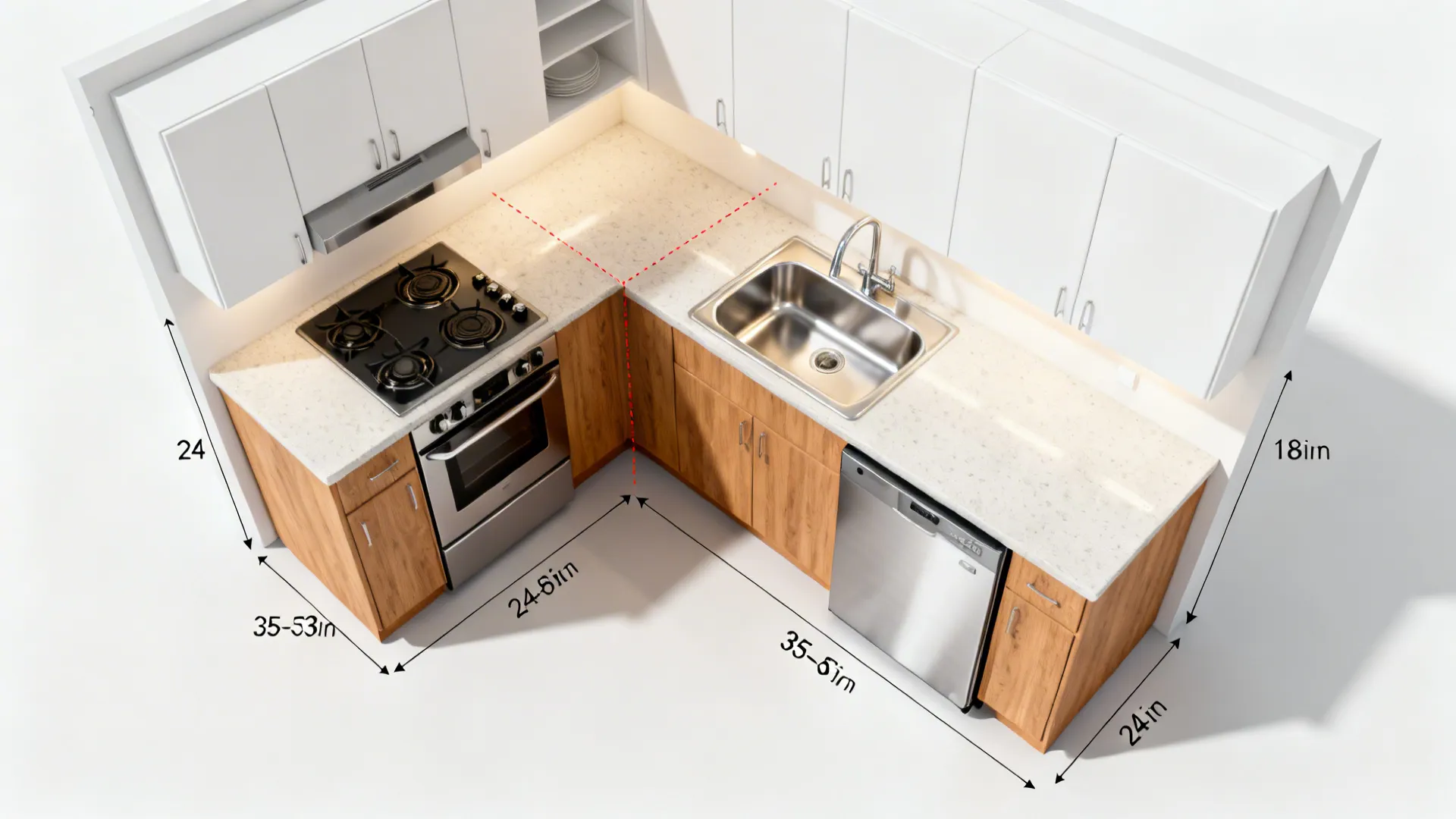 L-Shaped Micro-Kitchens That Max Out Counters