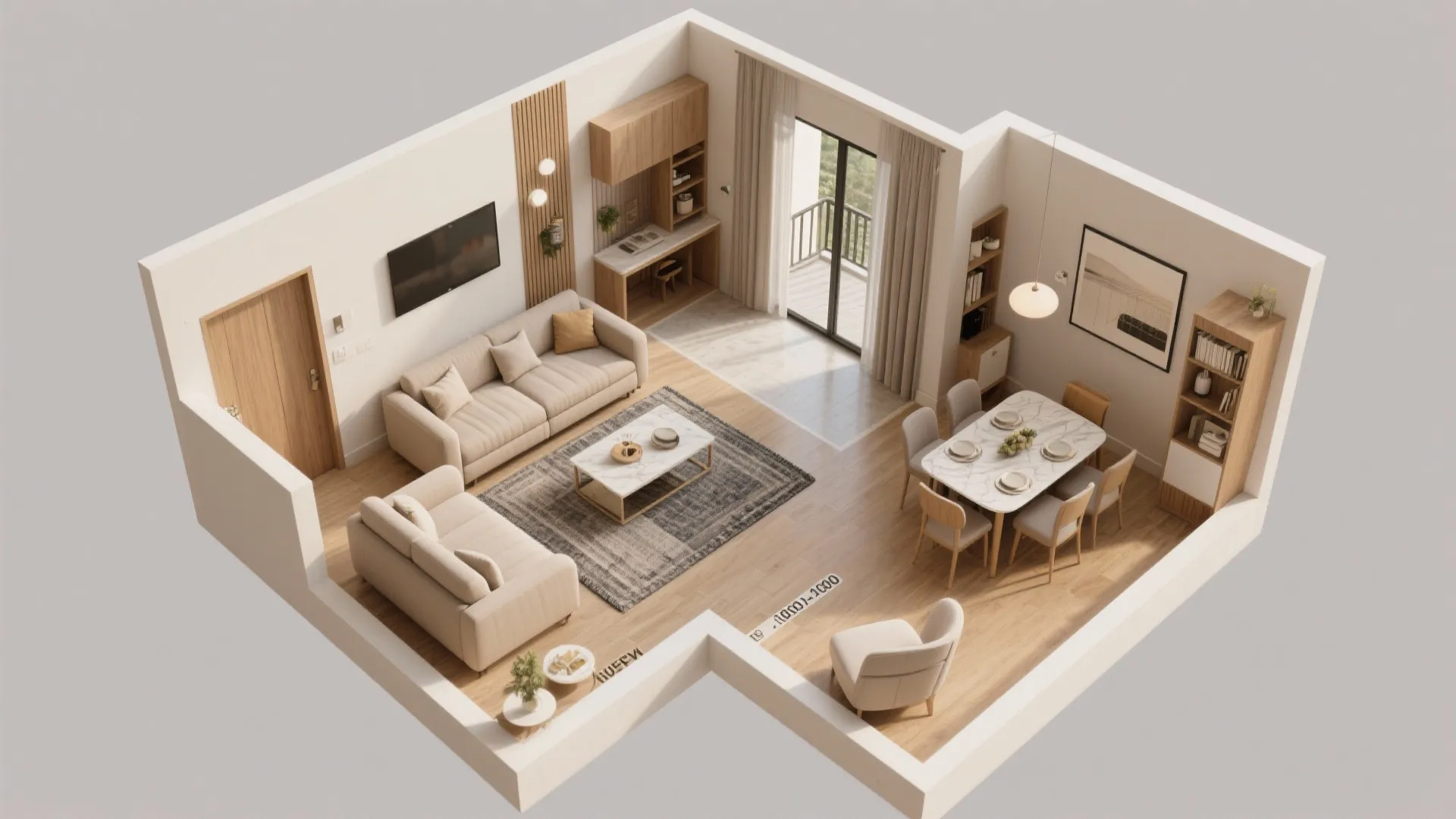 L-Shaped Living-Dining to Unlock Multi-Use Zones