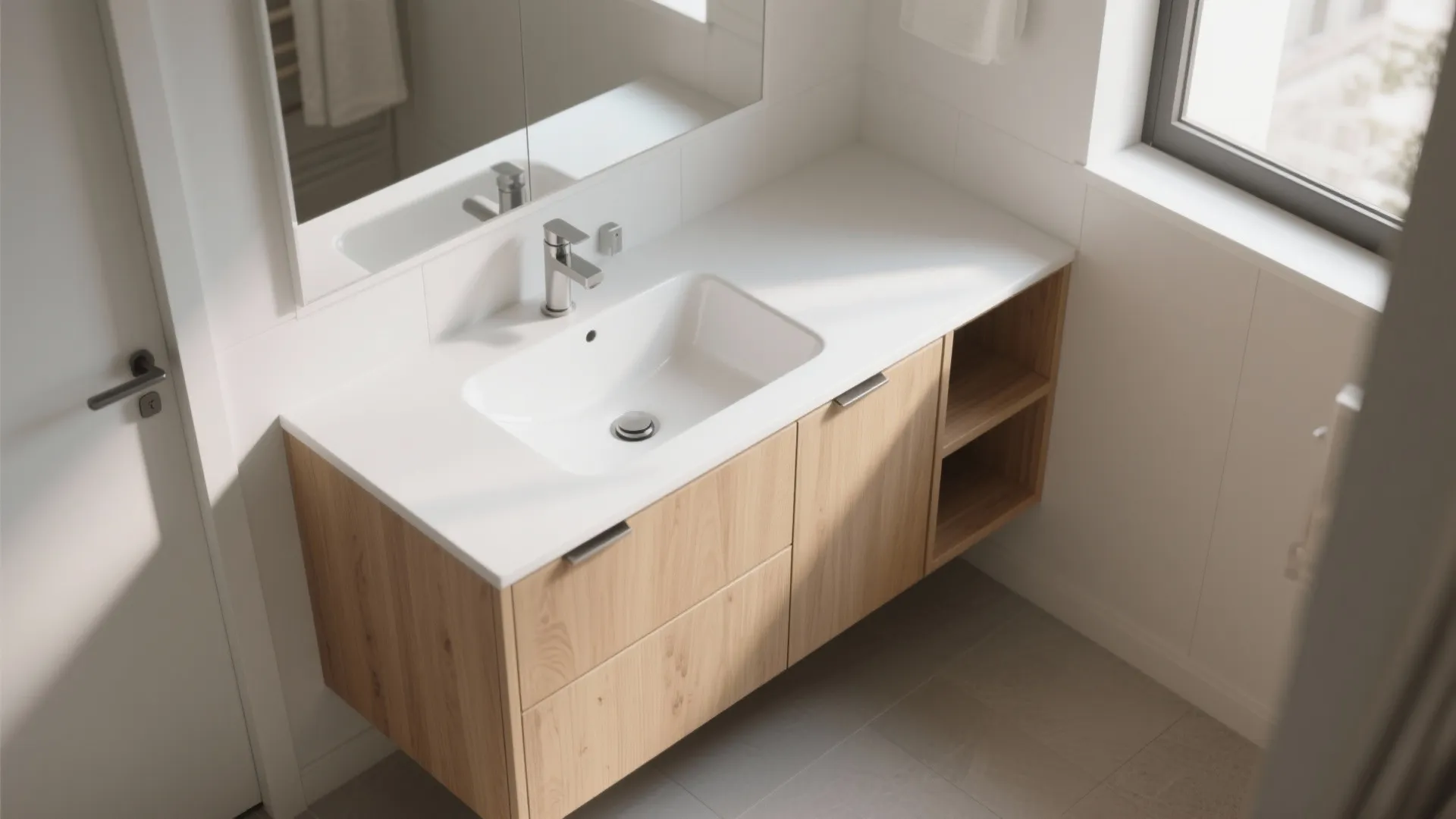 6. Under-Sink L-Shaped Storage