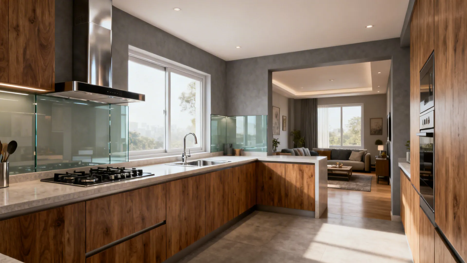 4) L-Shaped Layout with Targeted Ventilation