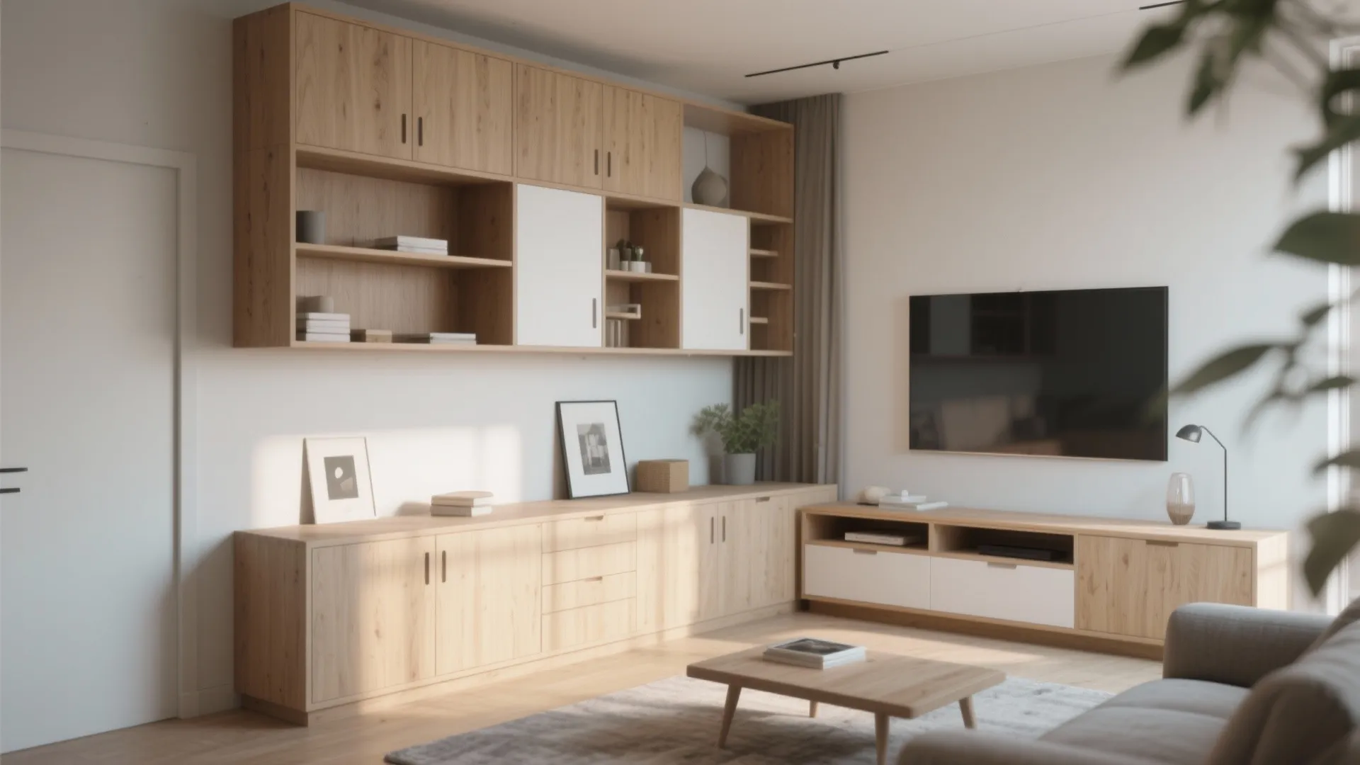 7. L-shaped Wall & Corner Unit