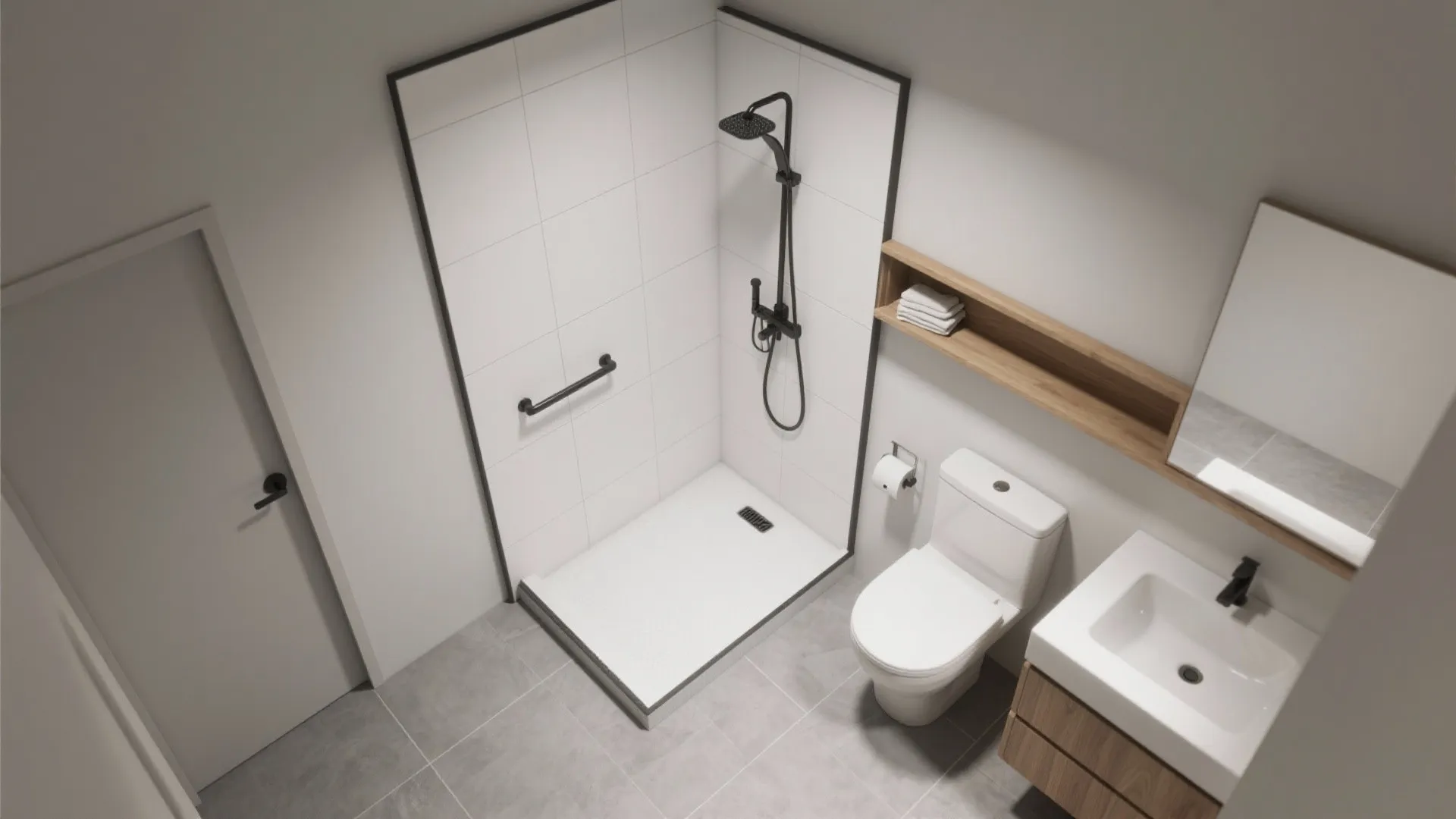 The smart L-shaped wet zone