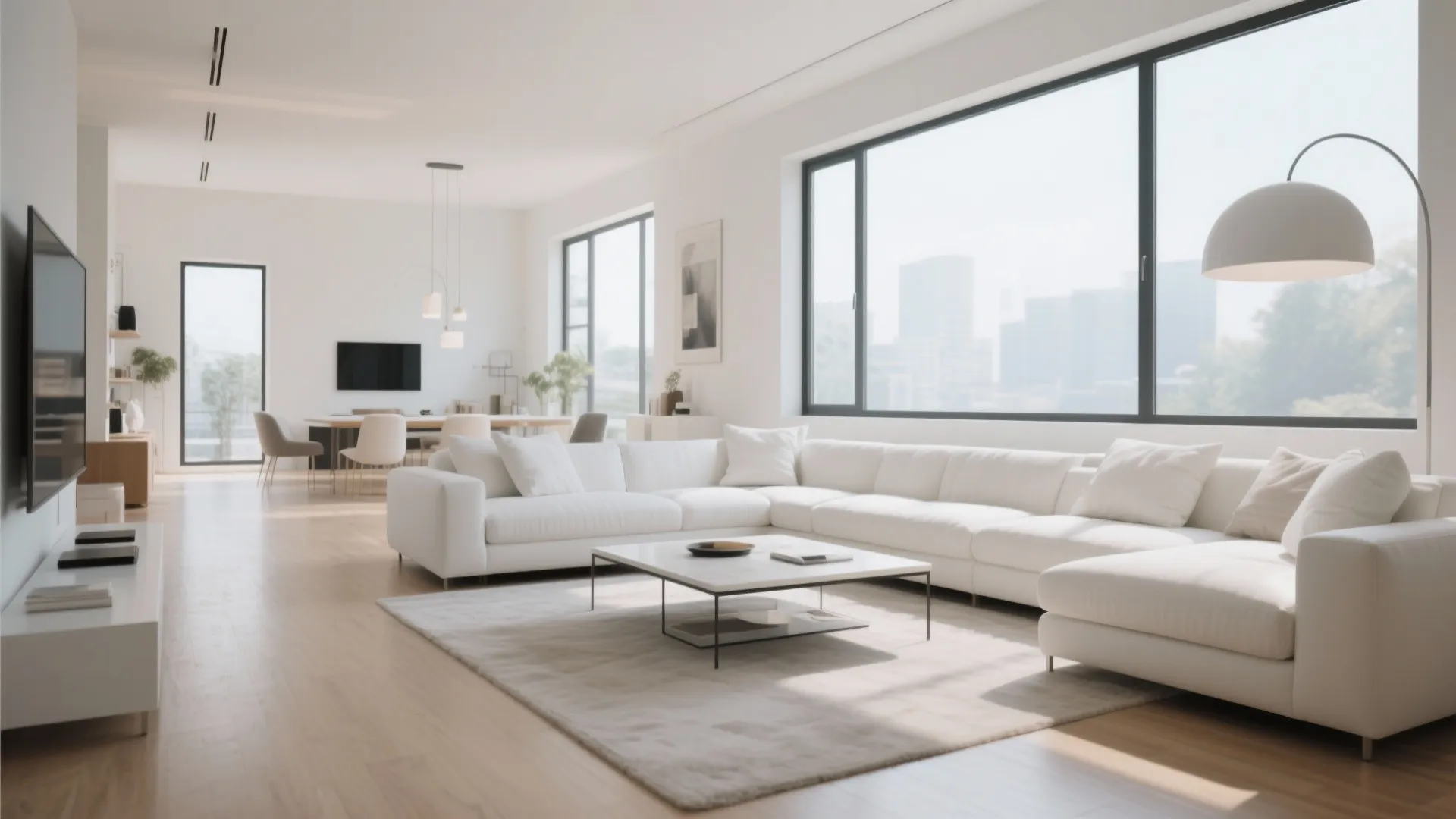 6. L-Shaped Arrangement for Open Living Spaces