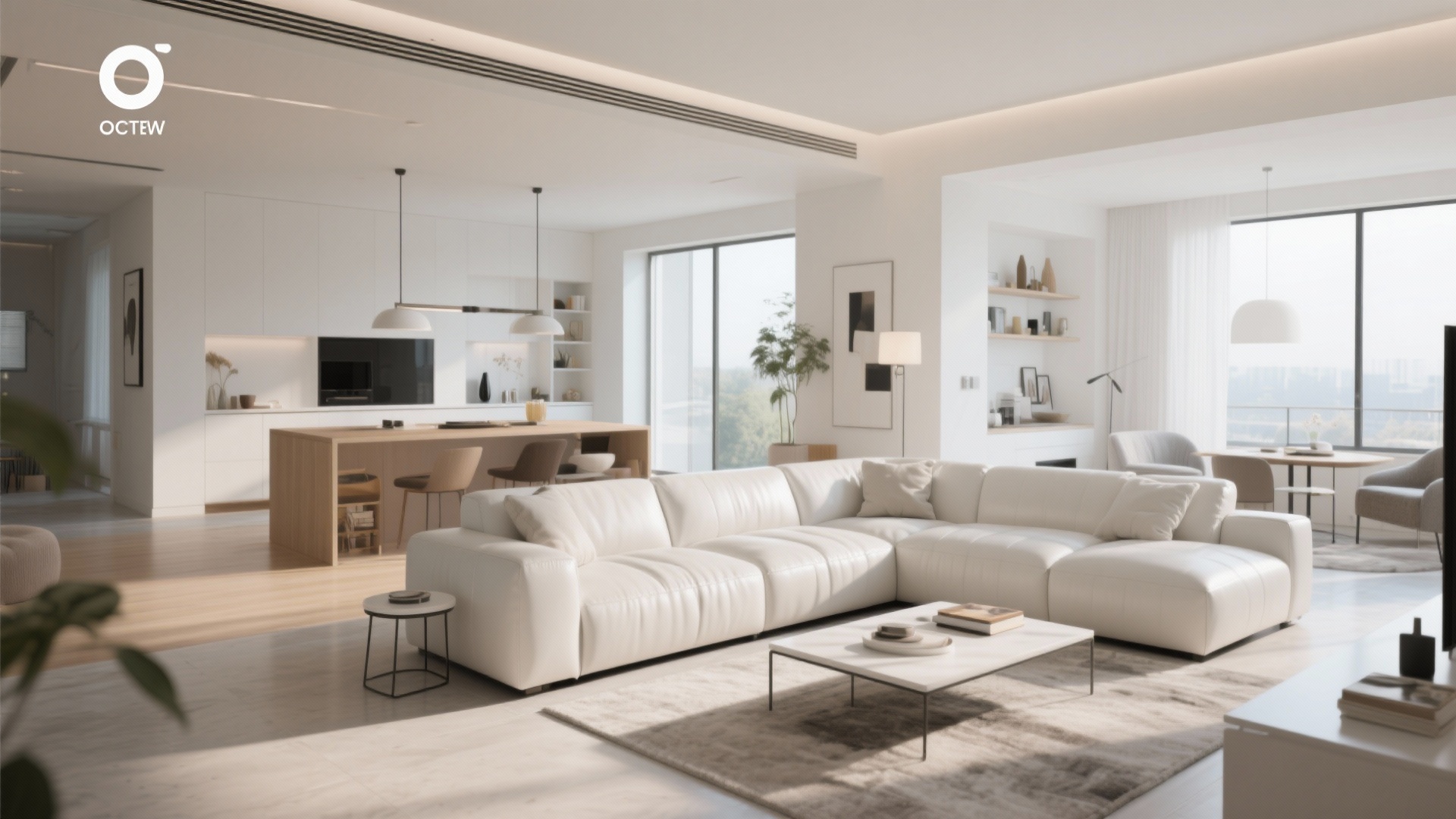 10 White Leather Sofa Living Room Ideas
