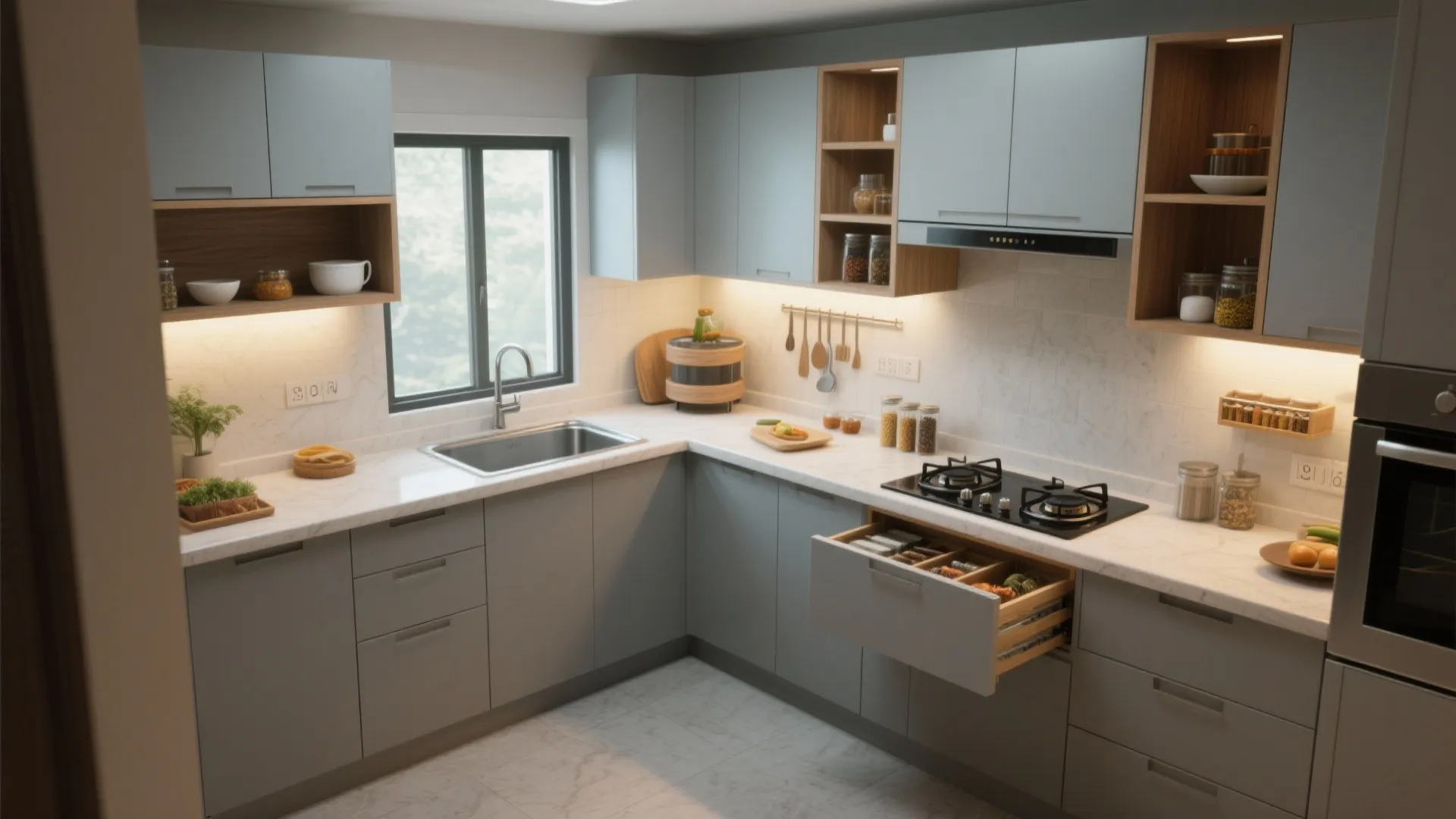 Smart L-Shaped Workflows