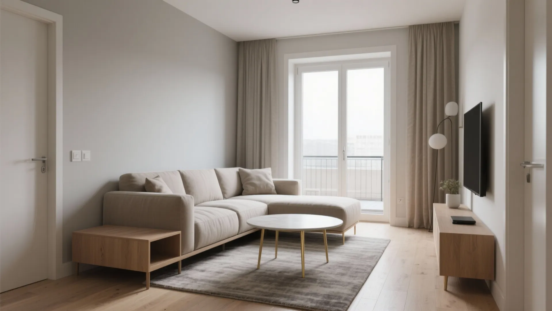 L-Shaped Seating and Flexible Zones