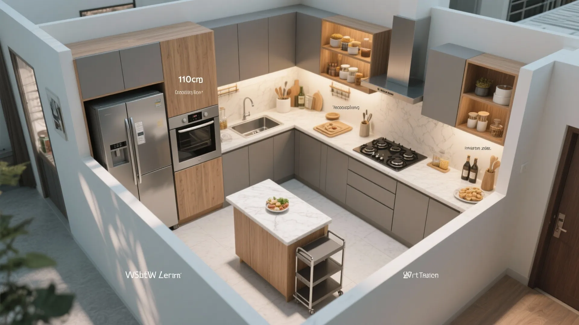 L-Shaped Flow With Smart Zones