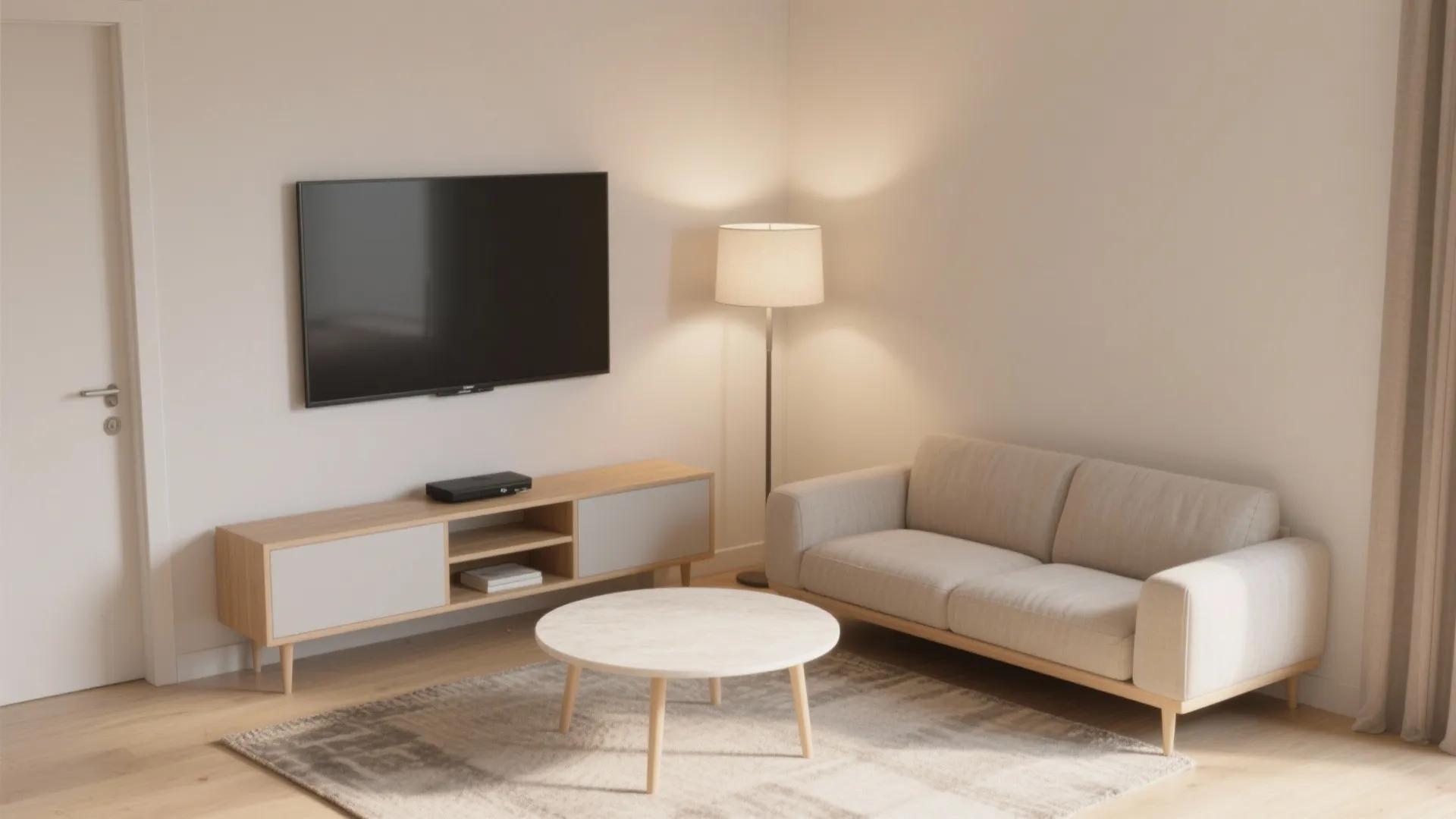 L-Shaped Seating to Free the Center