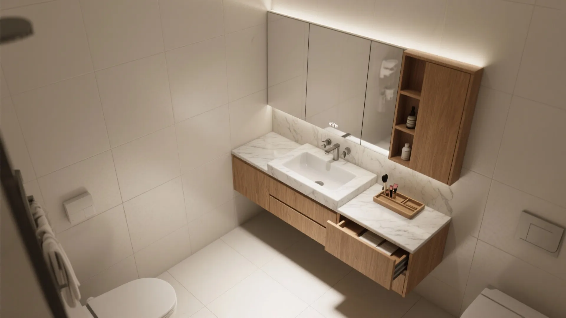 Corner-Smart L-Shaped Vanity: Win Back Dead Zones