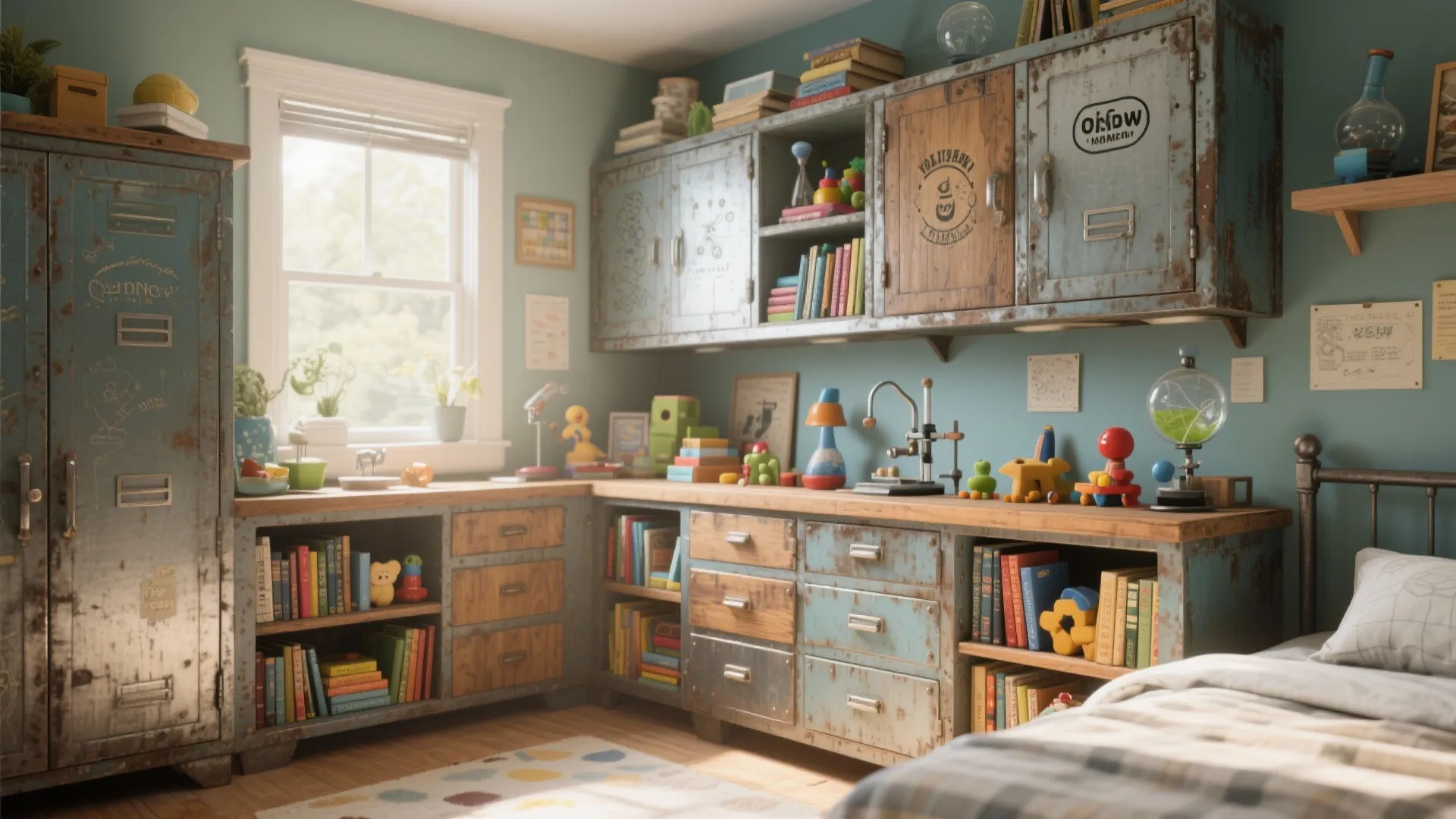 Tip 8: Storage in Old Lab Cabinets