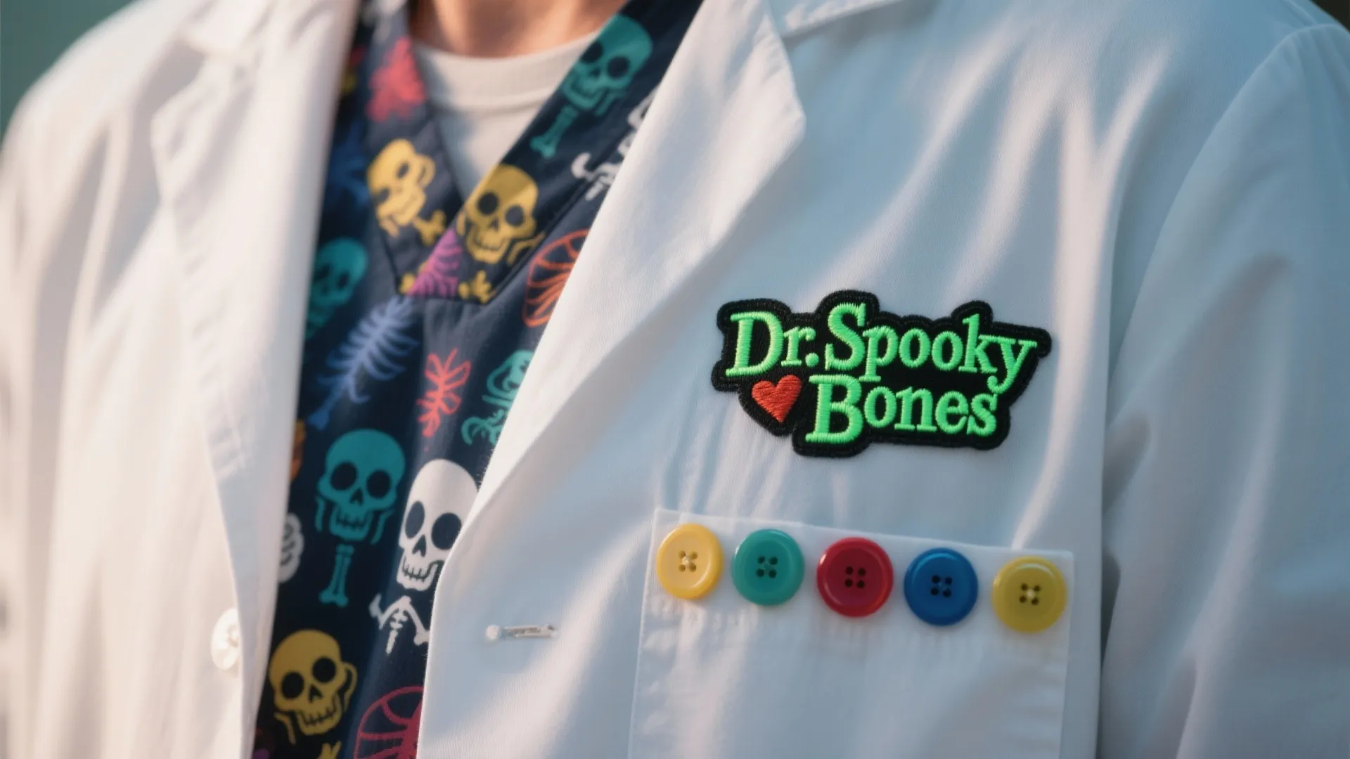 1. Classic Lab Coat with a Twist