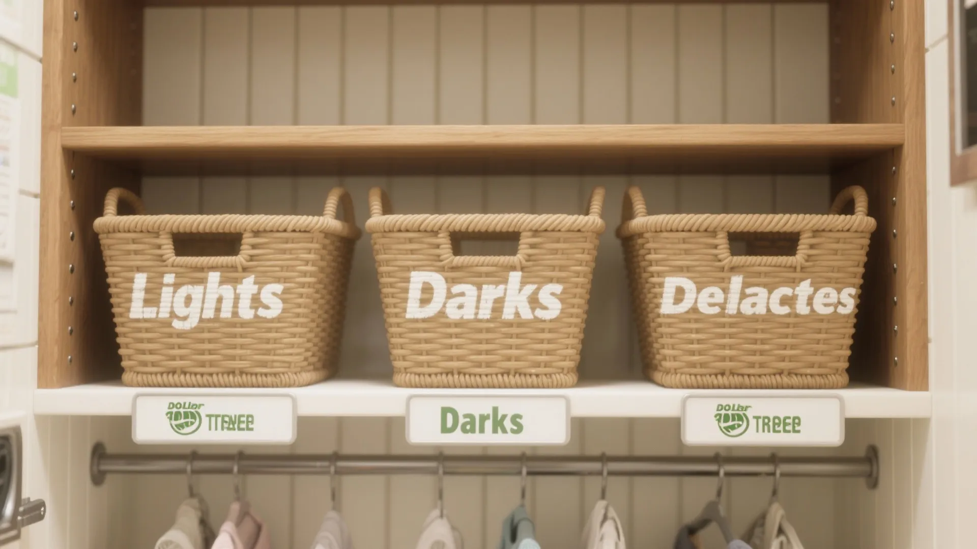 5. Stenciled Labels & Organizational Zones