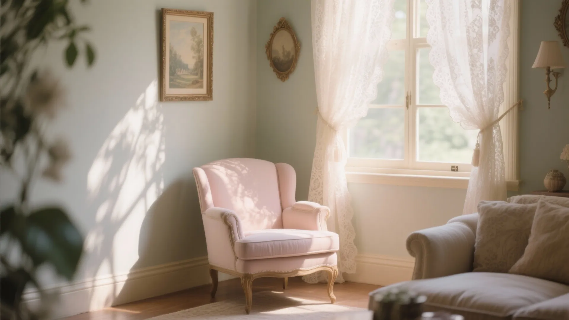 Lace Curtains for Soft Light