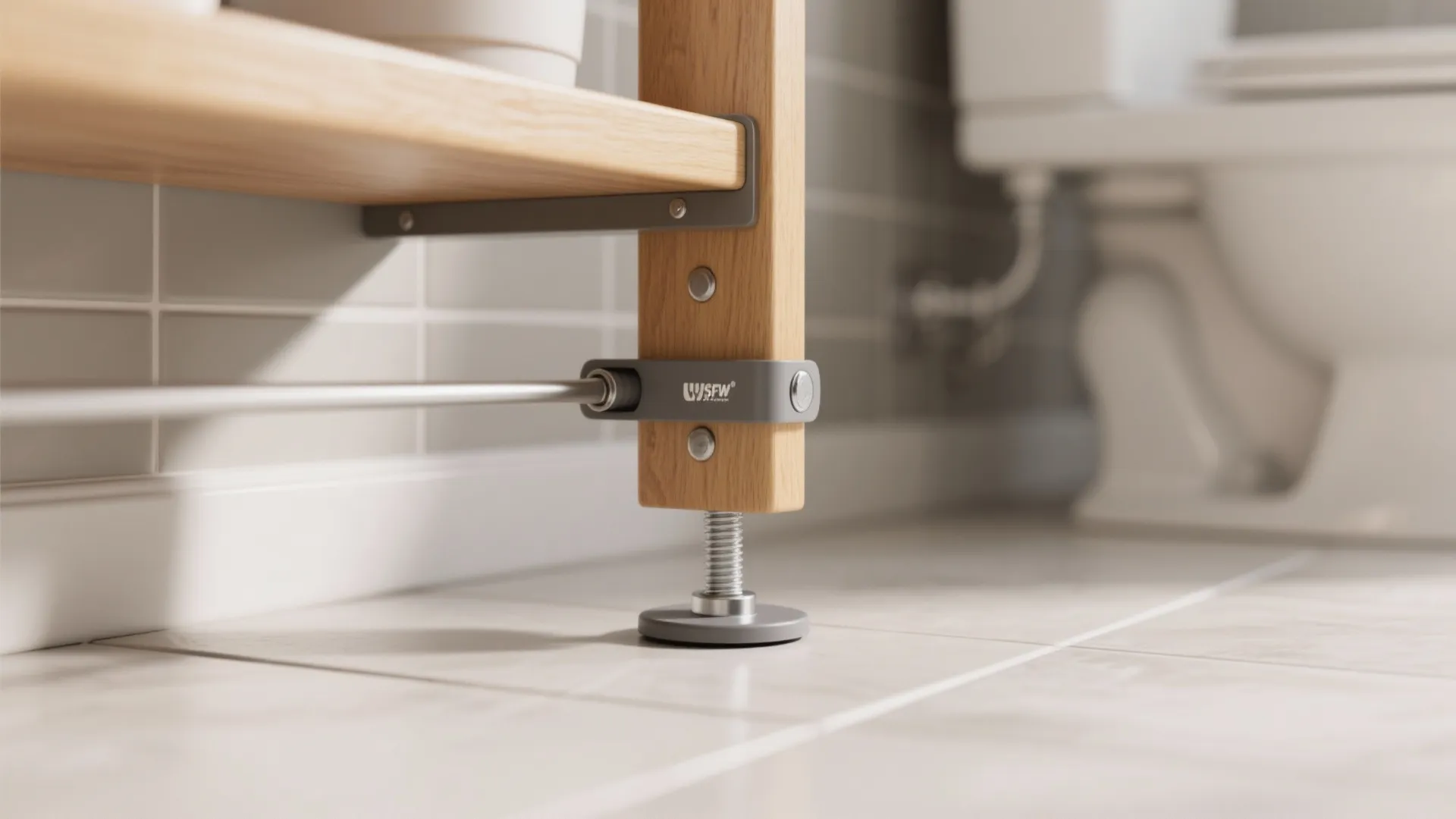 Over-the-Toilet Ladder Shelf