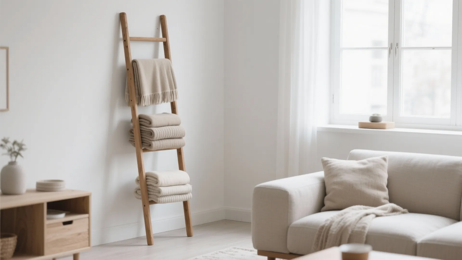 2. Decorative Ladder Display