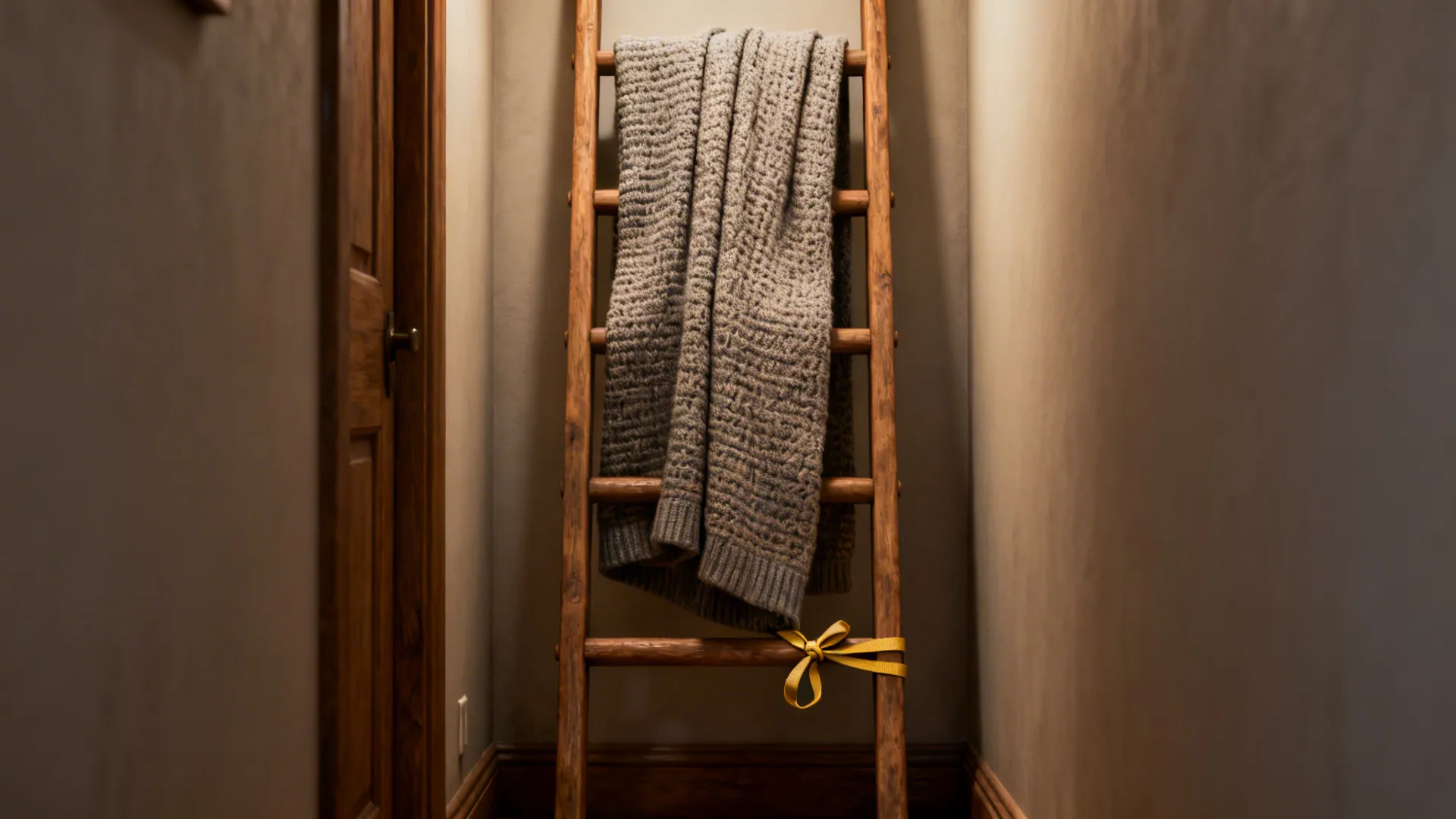 4. Repurpose a ladder or decorative rack