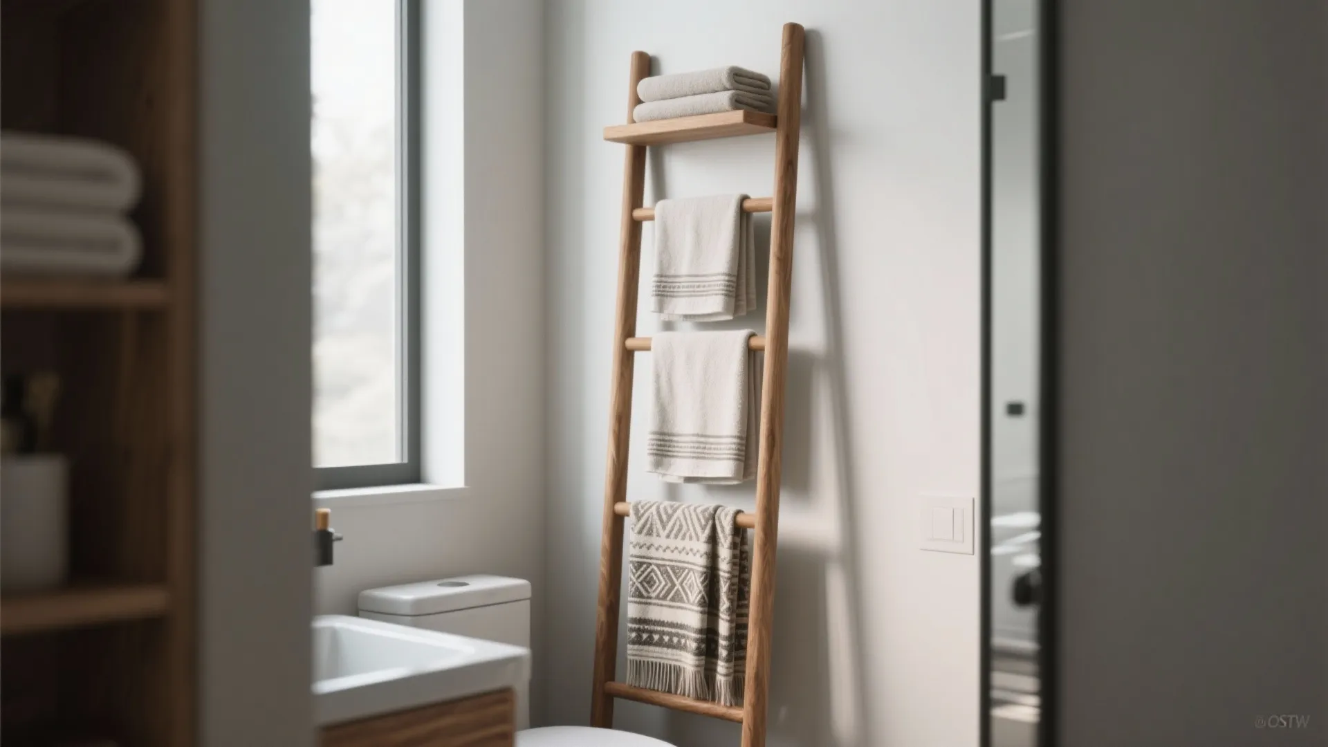 Hanging Ladder Rack Displays