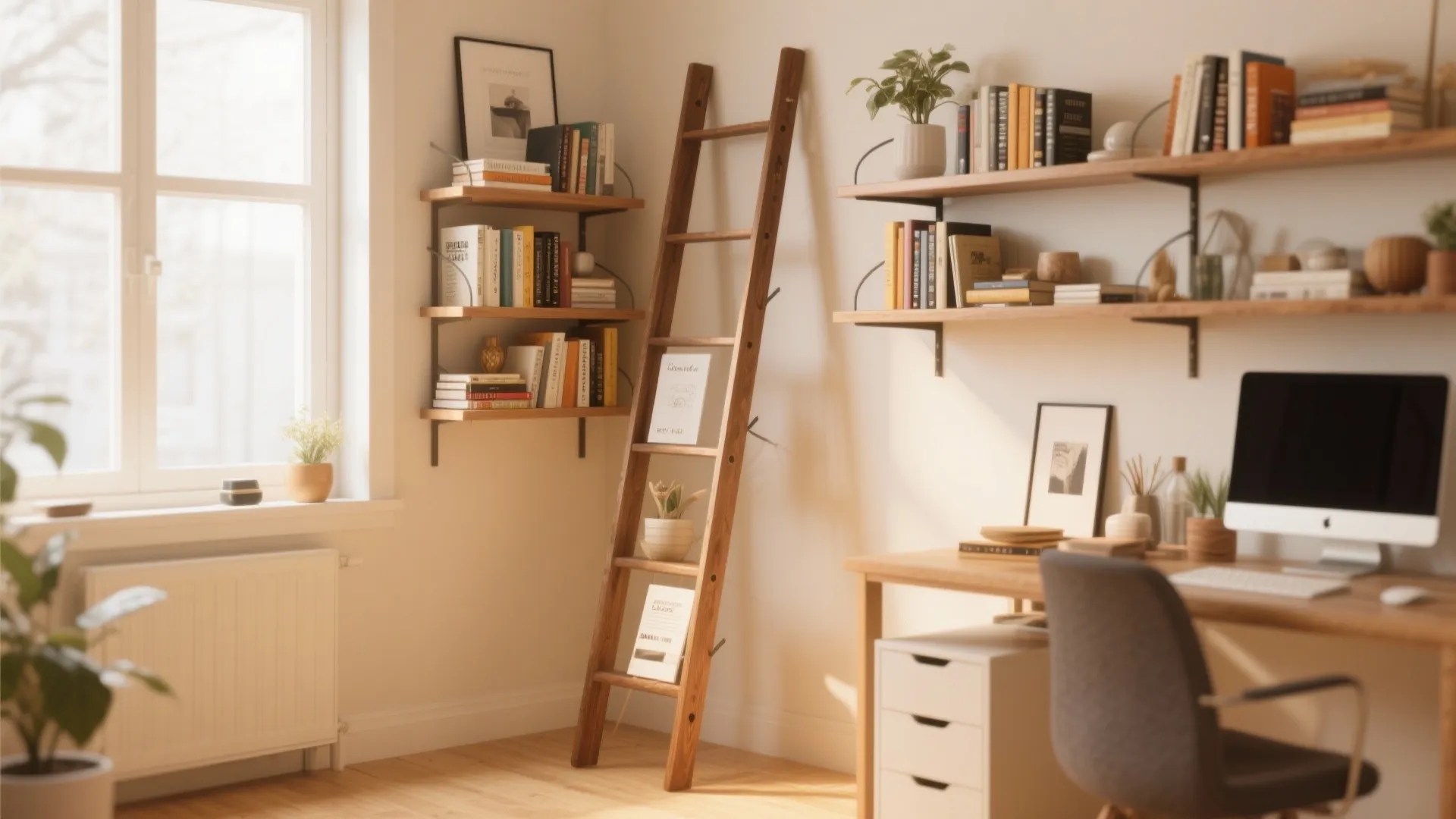 5. Vertical Ladder Shelving