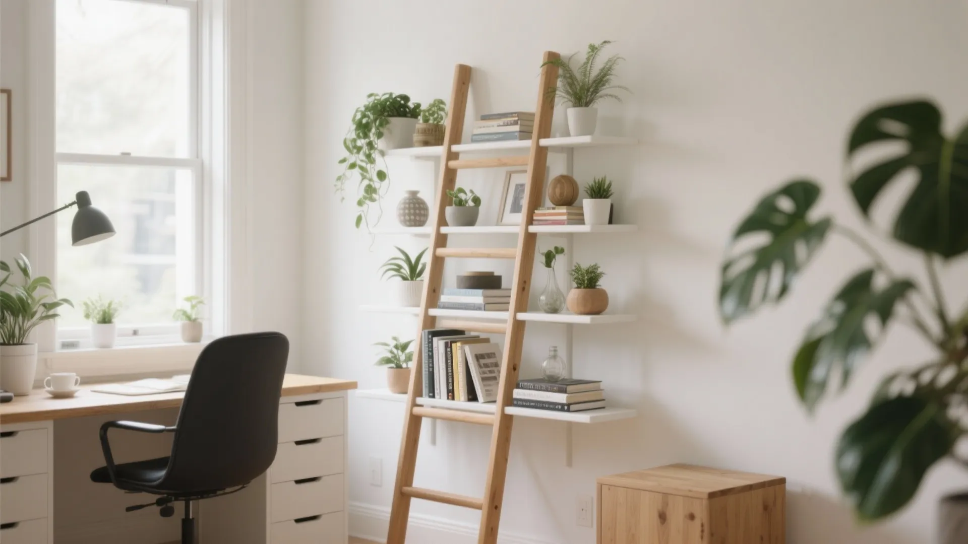 3. Vertical Ladder Shelving