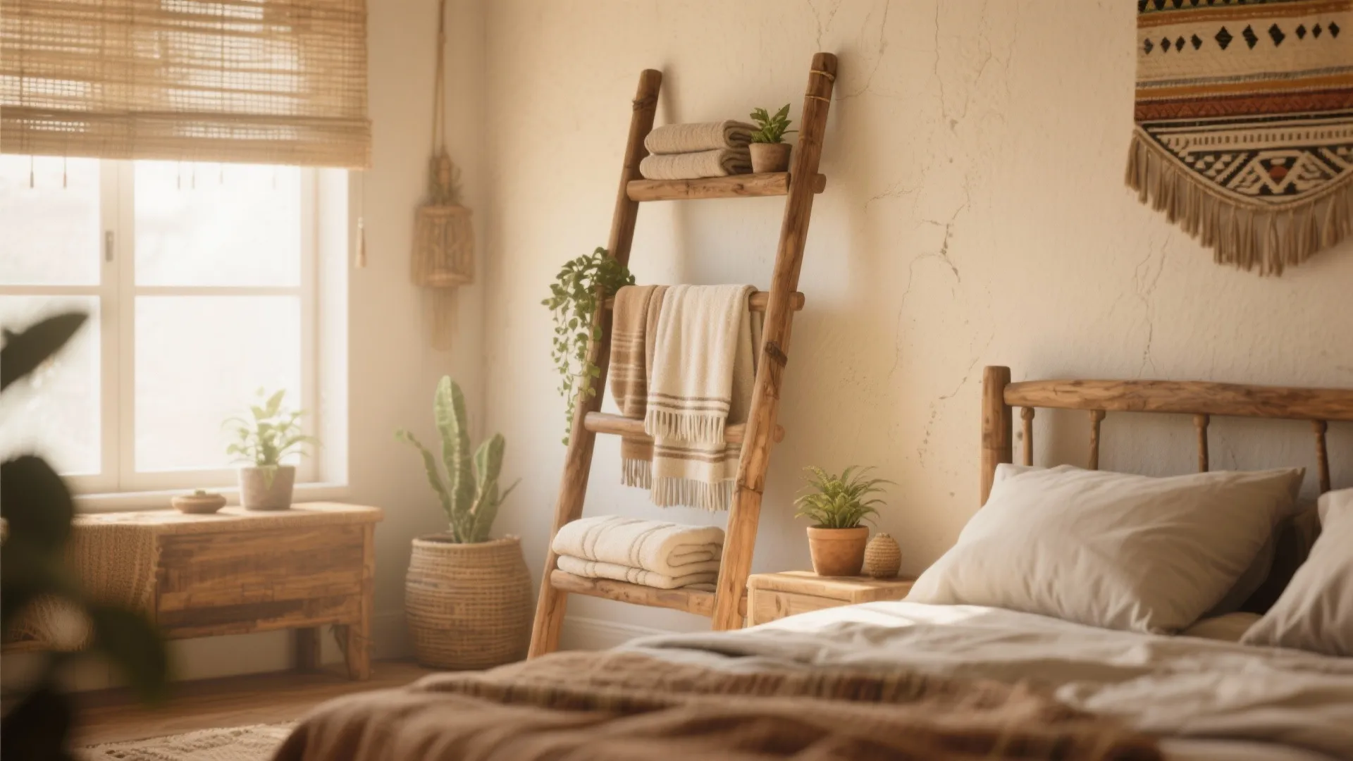 Ladder-Style Leaning Racks