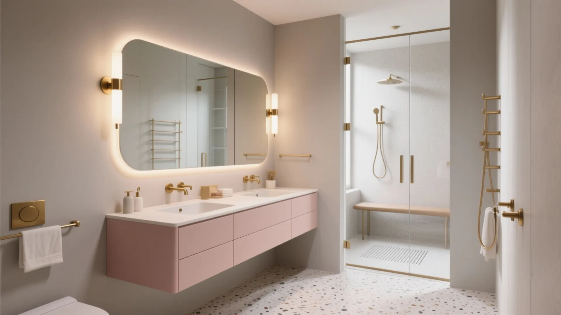 5 Ladies Bathroom Design Ideas That Really Work: A senior interior designer’s real-world, small-space strategies for flattering light, smart storage, spa feels, and feminine finishes