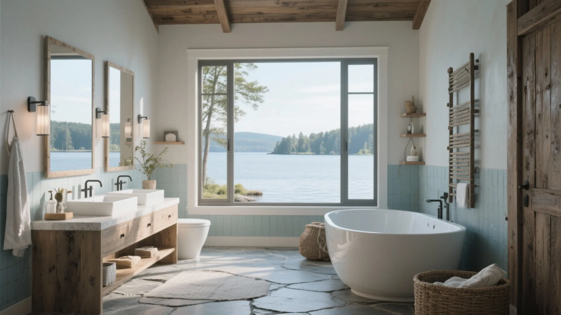 10 Lakehouse Bathroom Ideas: Cozy, Fresh, and Nature-Inspired Ideas for Your Lakehouse Bathroom