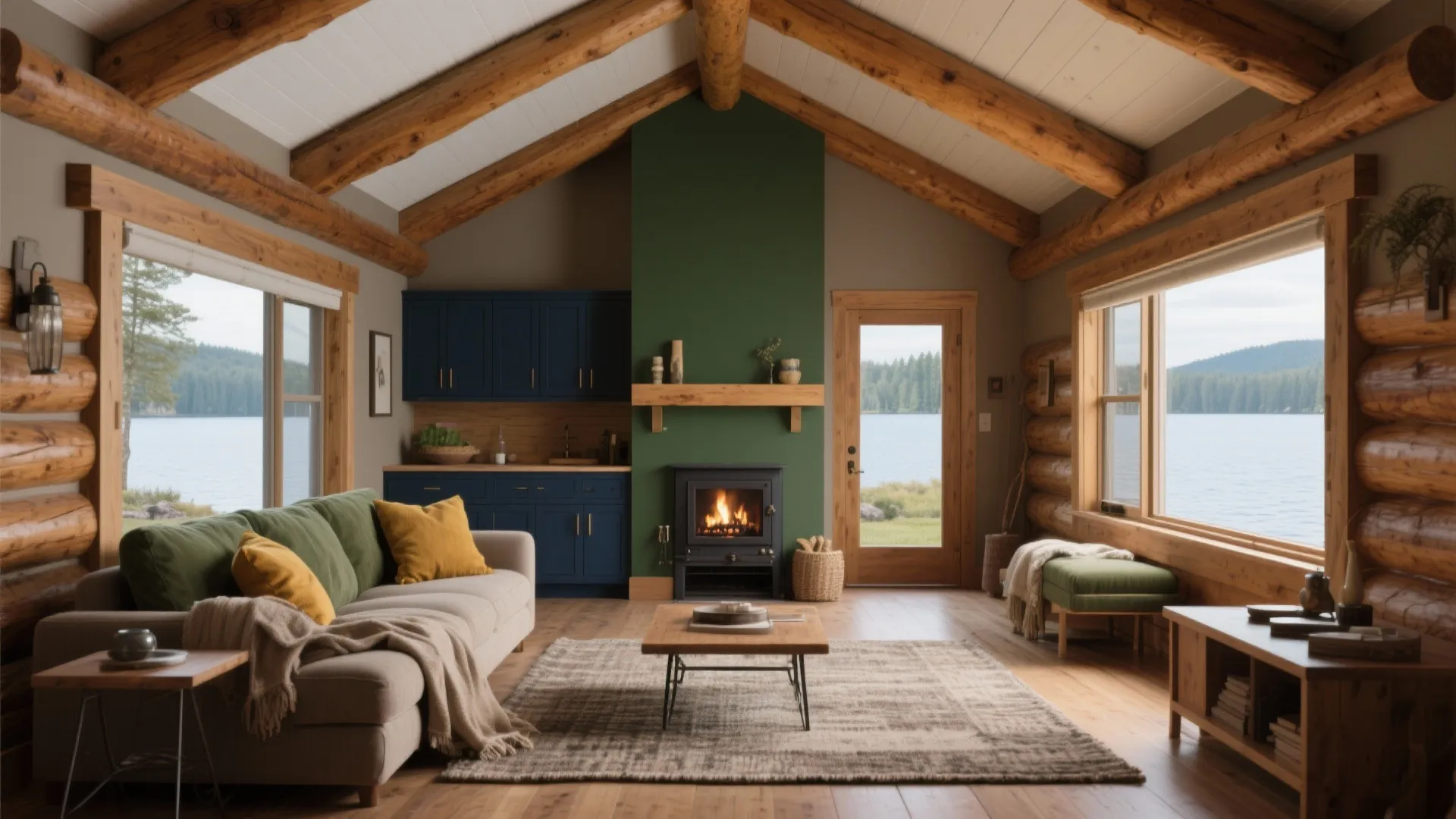 5 Log Cabin Interior Paint Colors: Cozy, bright, or moody — five paint ideas for small log cabins with practical tips from a veteran designer