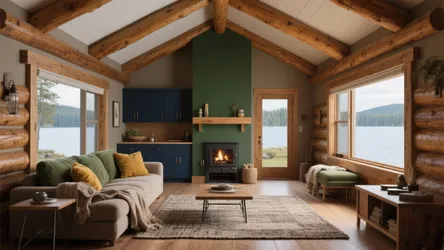 5 Log Cabin Interior Paint Colors