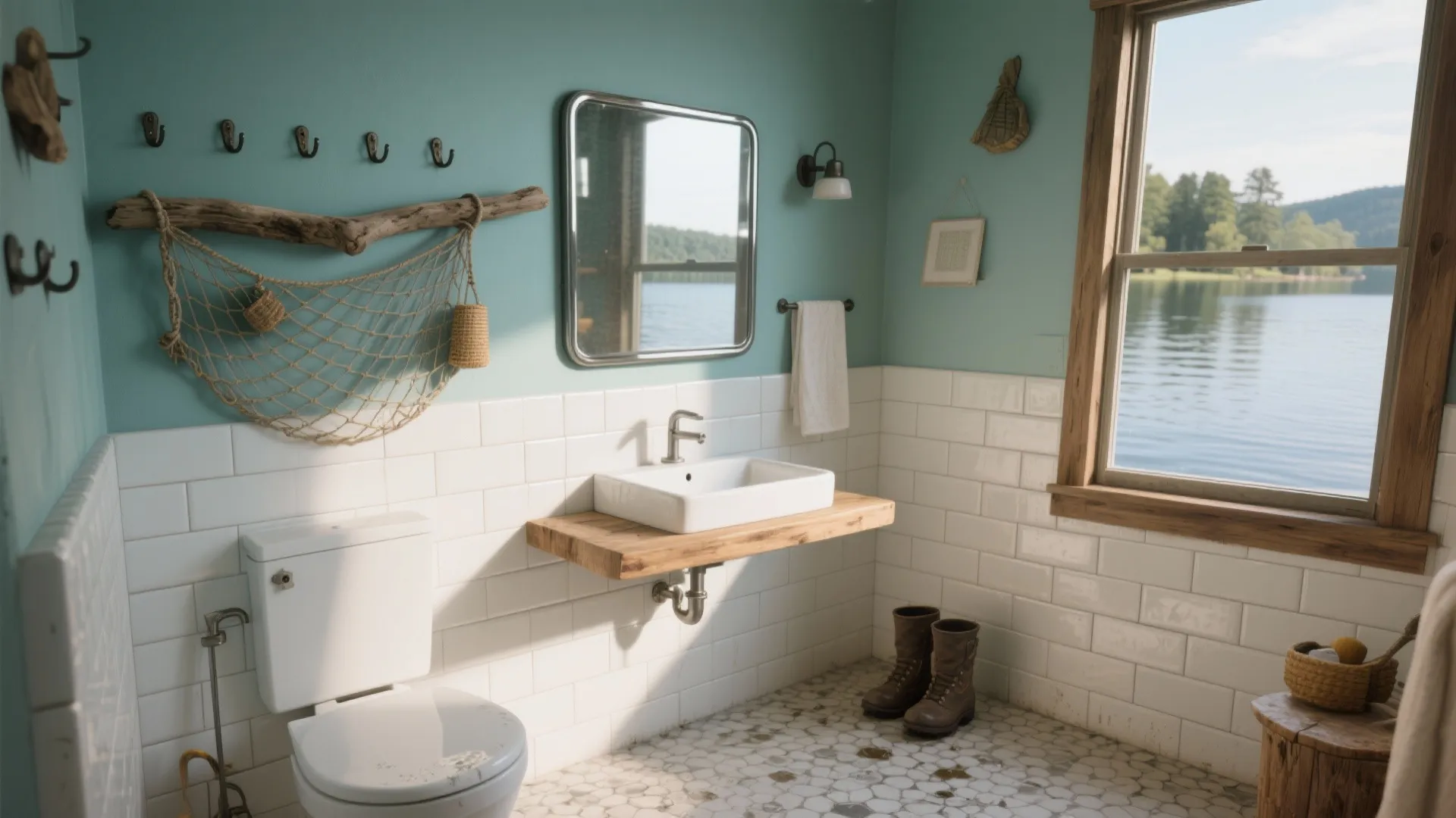 Lake Bath Decor — 5 Ideas: Practical and stylish lake bathroom decor ideas from a pro designer