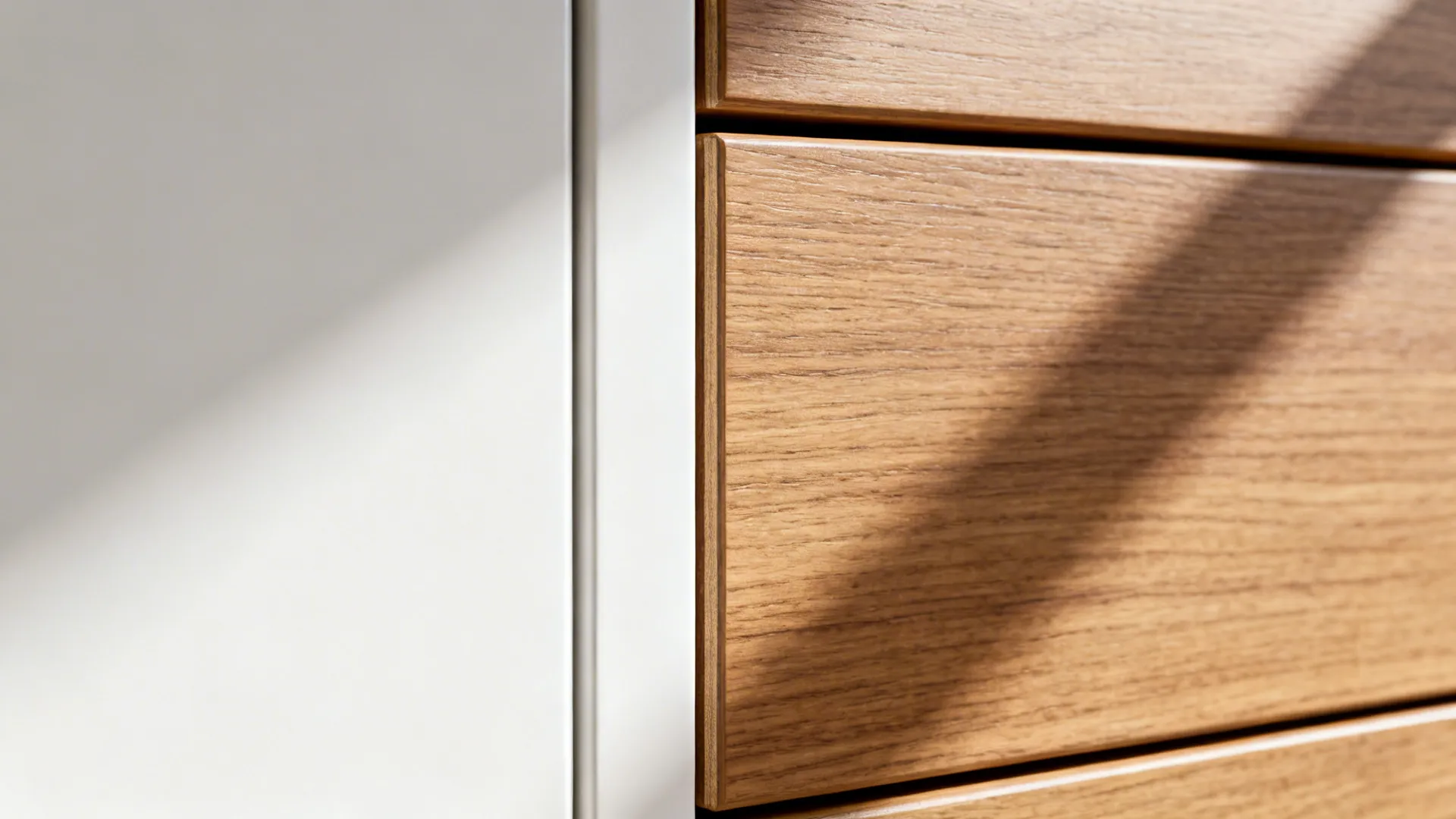 Idea 4: Warmth with Wood and Textured Laminates