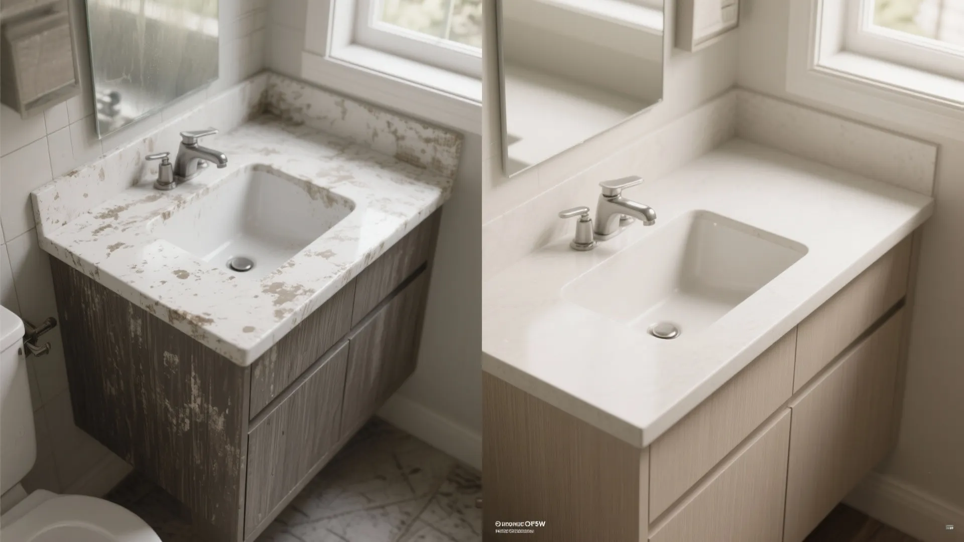 5. Laminate wrap or thin solid-surface for a budget refresh