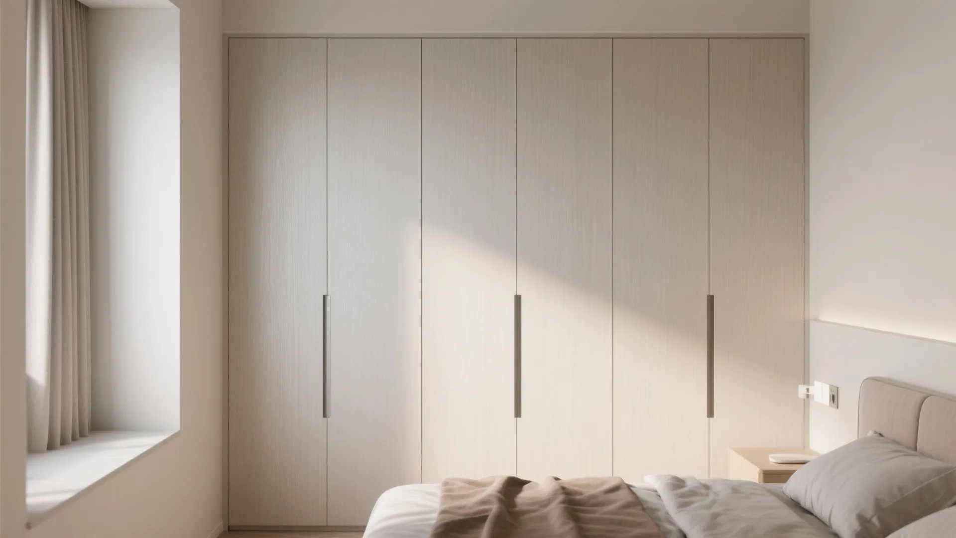 Sleek Laminate Slab Doors with Shadow Gaps