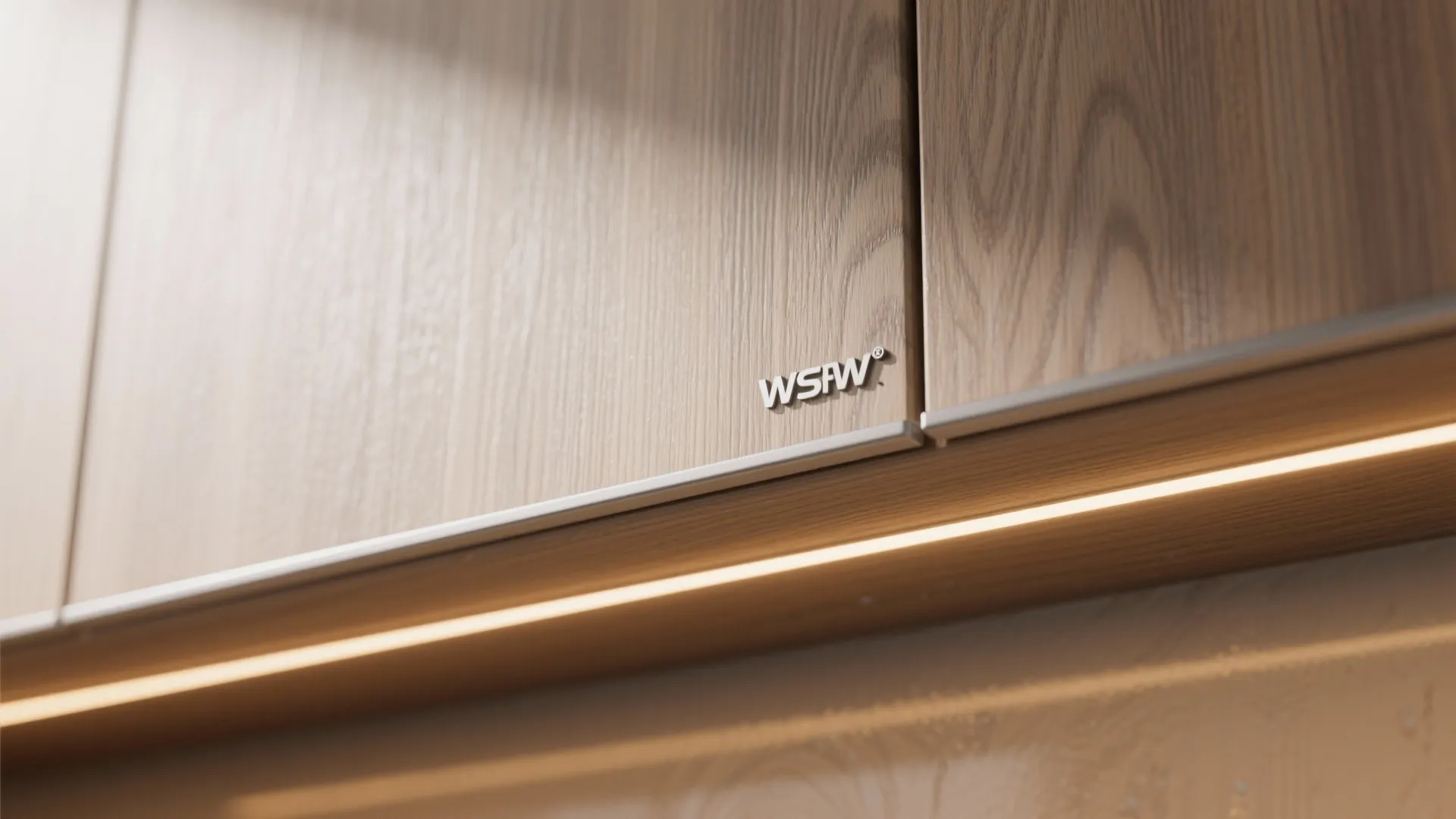 Warm Wood Accents with Durable Laminates