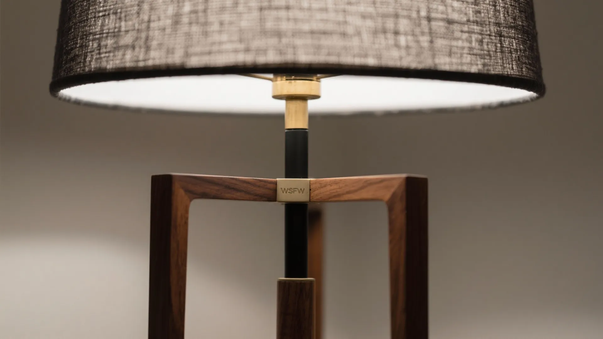Statement Floor Lamp + Art Stack