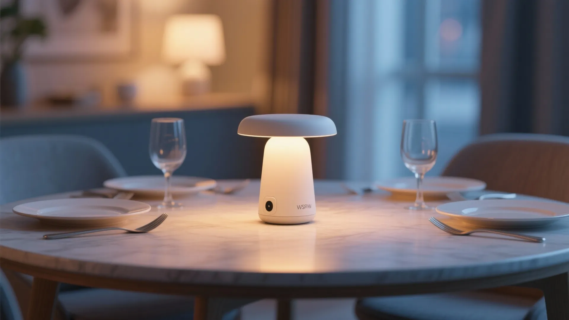 10. Lamp as Centerpiece