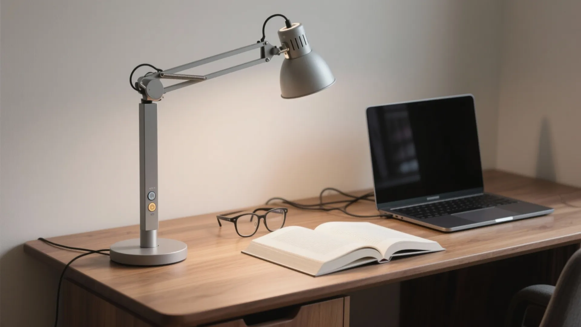 Adjustable Task Lighting (high CRI, dimmable, warm-to-cool)