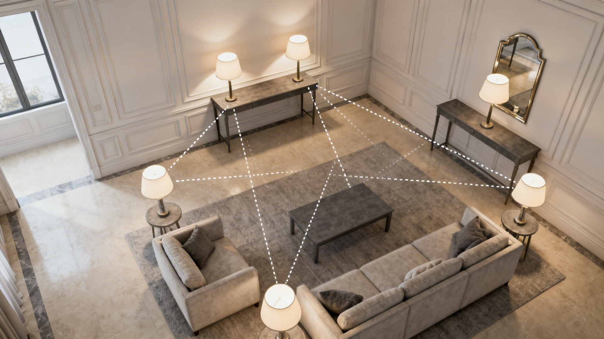 Lamp Layout Living Room Feels Dark? Set of 2 Table Lamps That Fix It