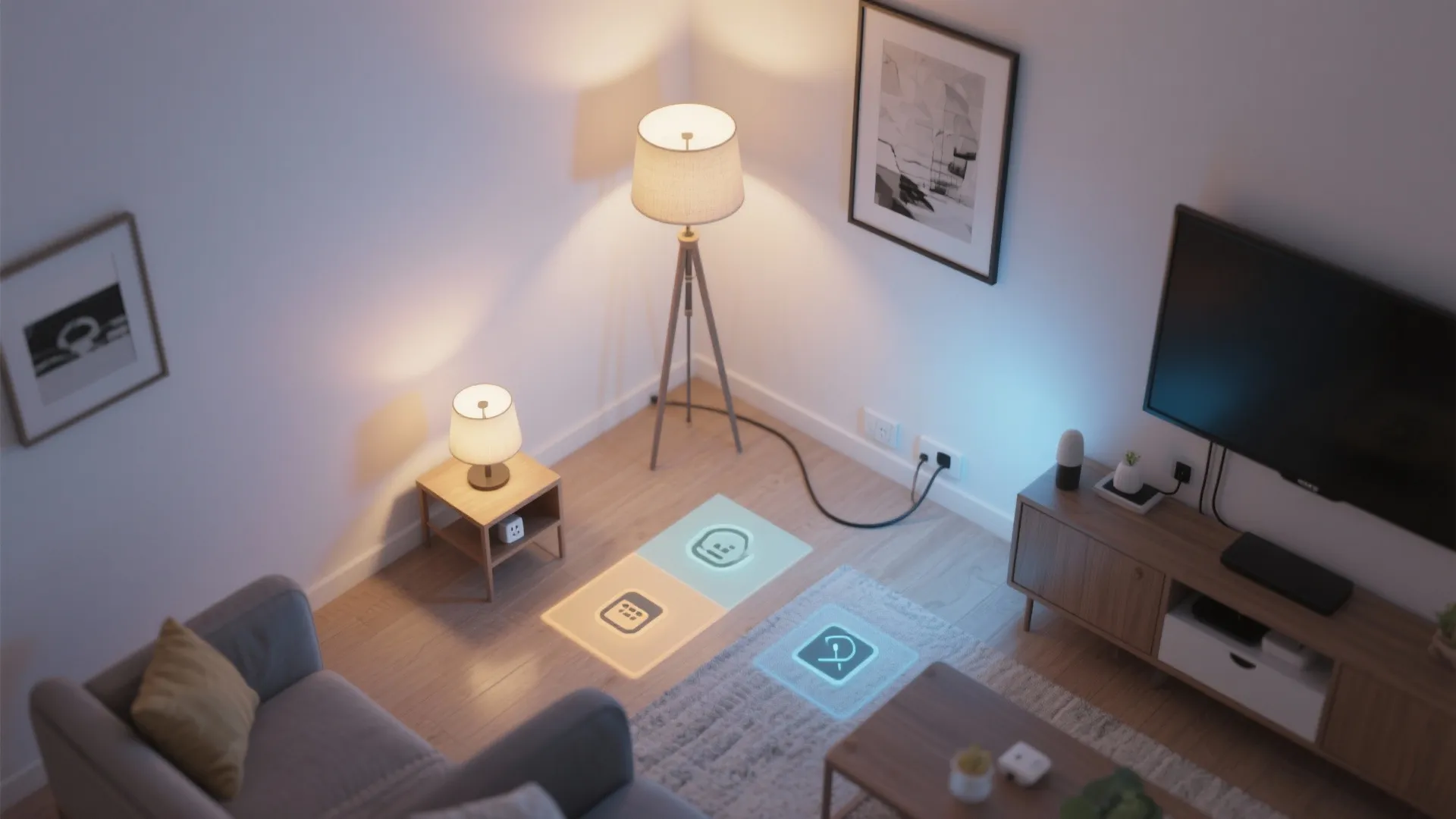 Layered Lamps + Smart Bulbs for Flexible Scenes