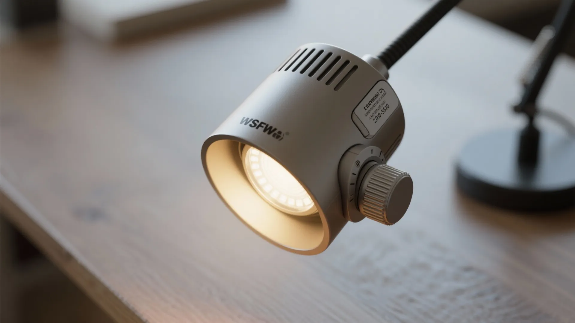 Layered task lighting with low-glare optics