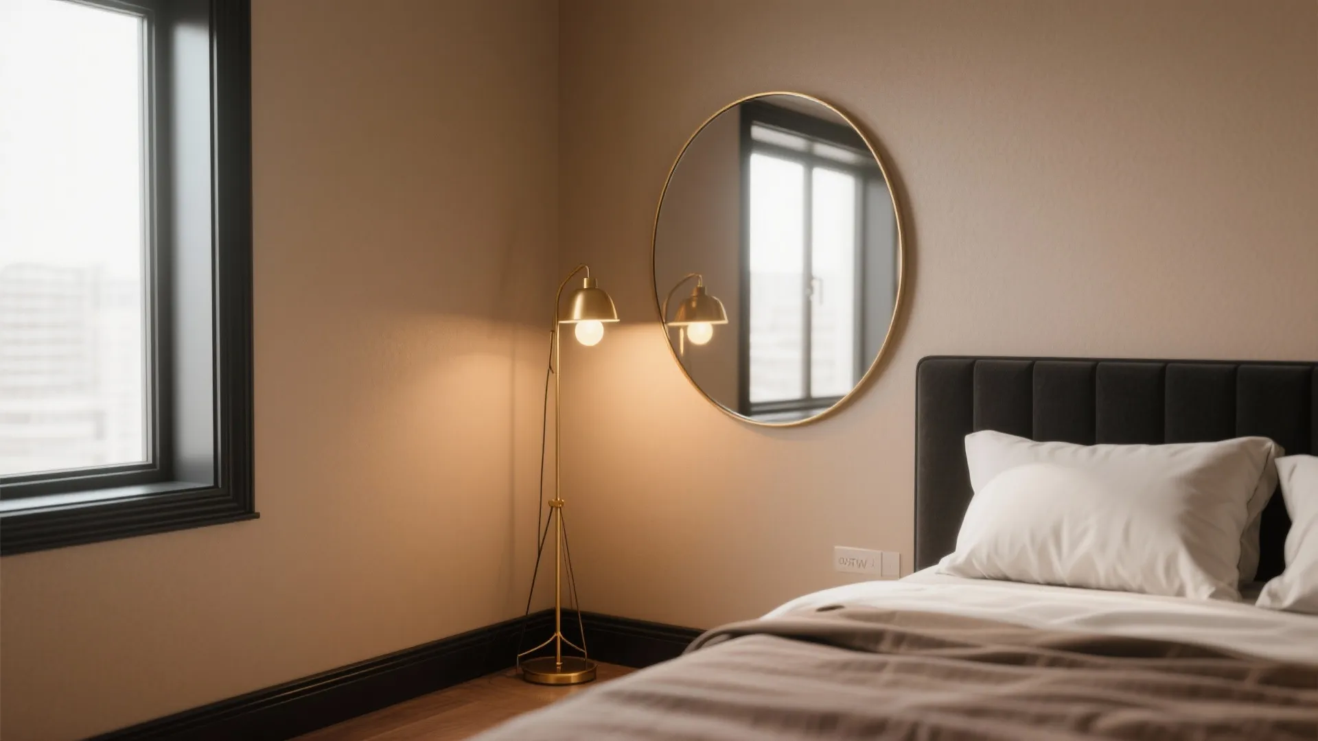 4. Light Fixtures and Mirrors to Lift the Palette