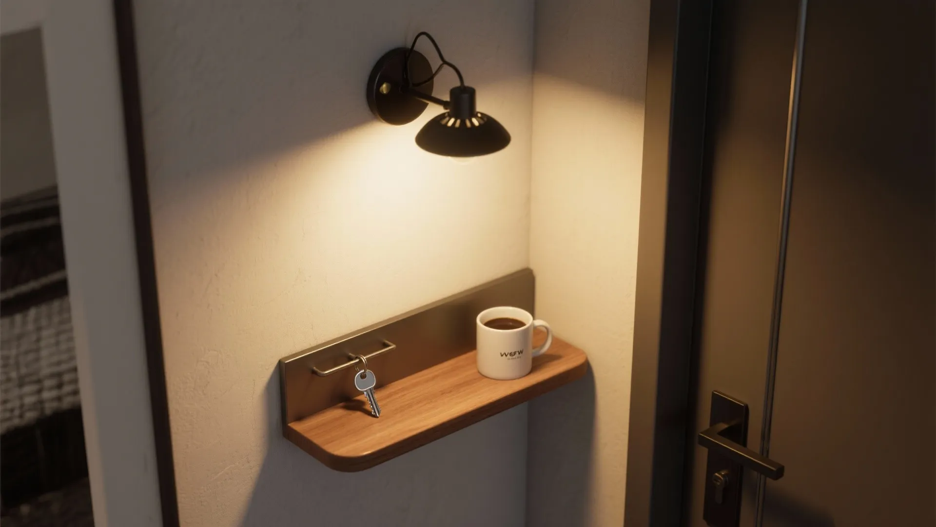 5. Multipurpose Wall Lamps with Shelves