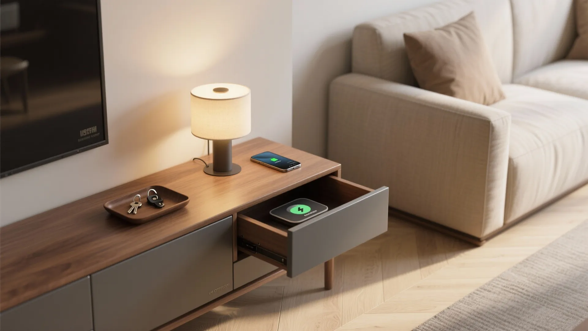 2. Lamps with built-in storage or charging