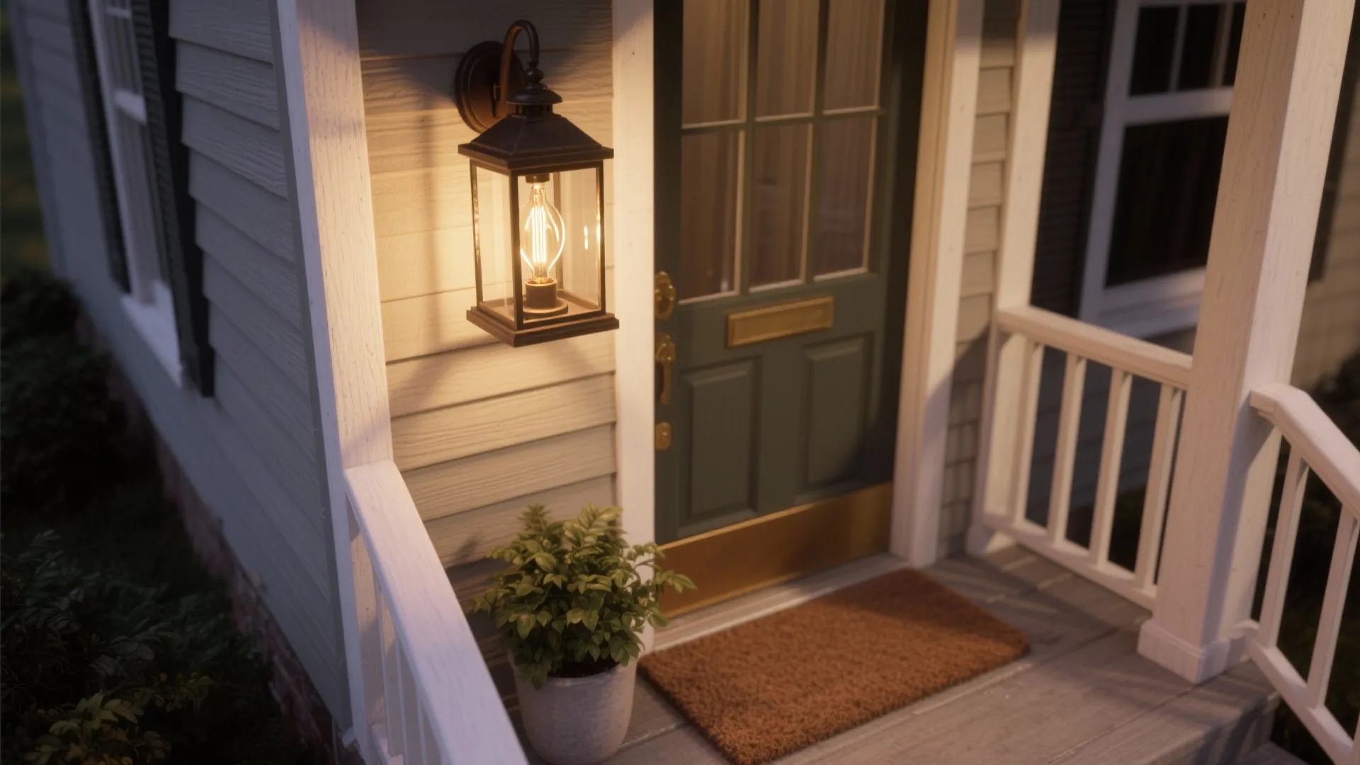 3. Lantern-Style Fixtures for Cozy Character