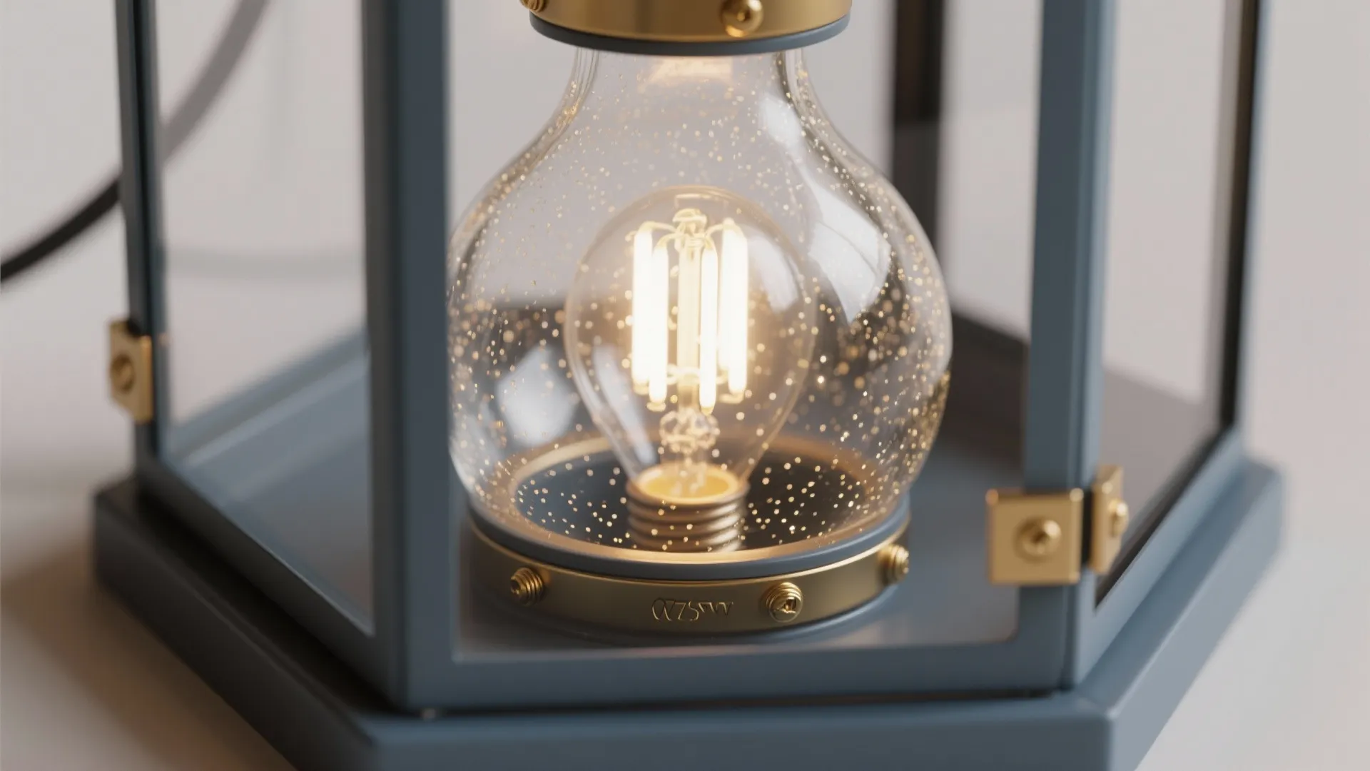 Warm modern lanterns with LED retrofit for character