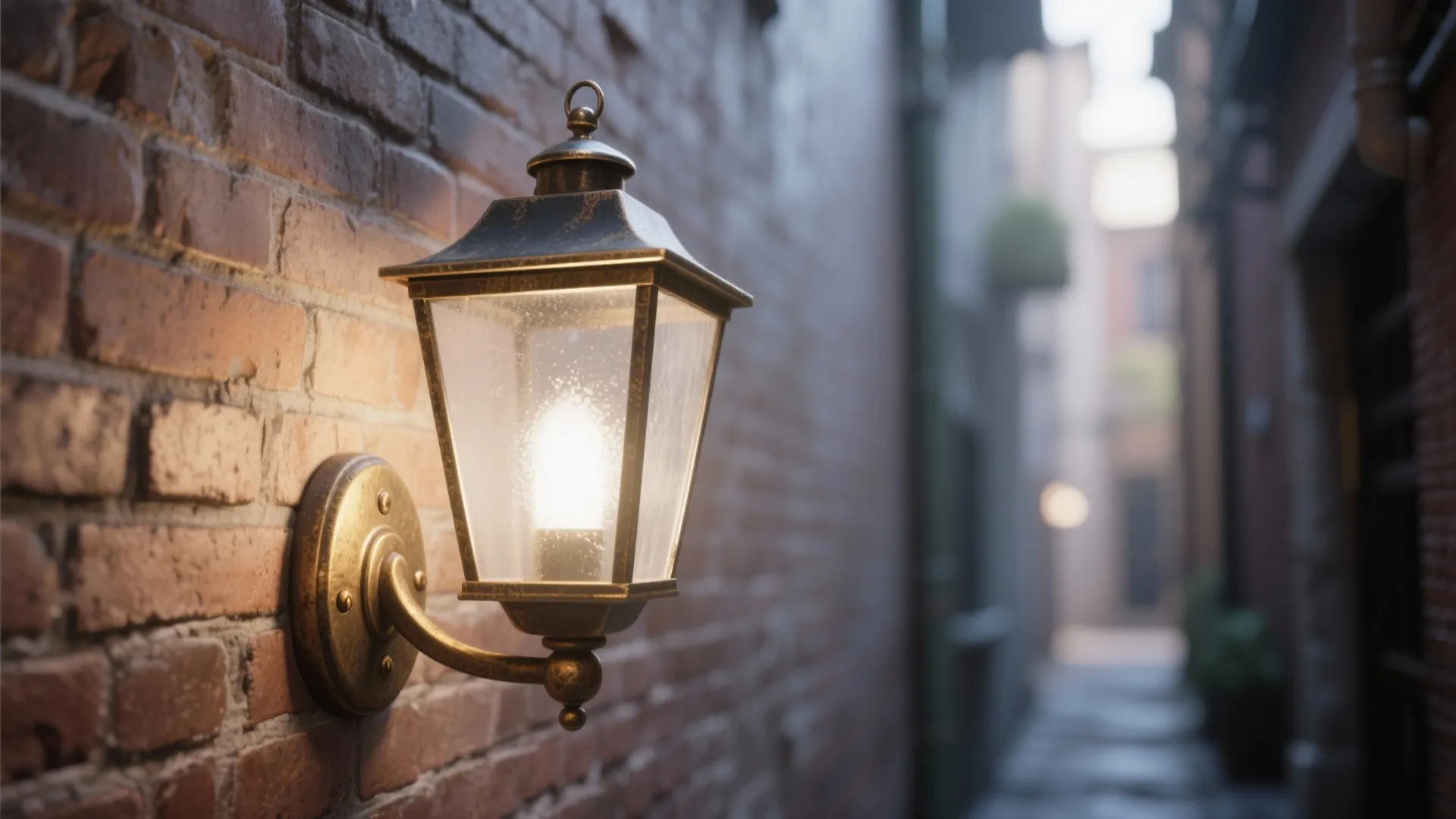 1. Lantern-Style Sconces with Frosted Glass
