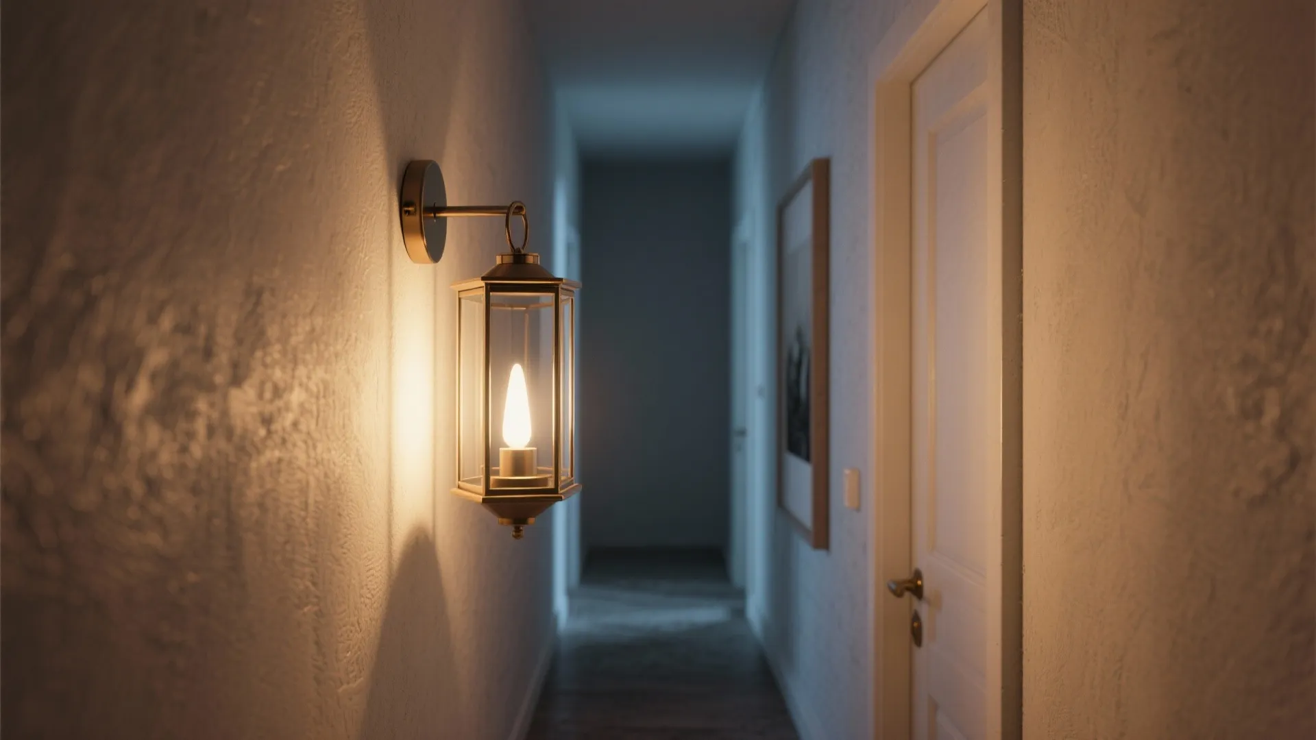 4. Rotating Lantern-Style Sconces for Character